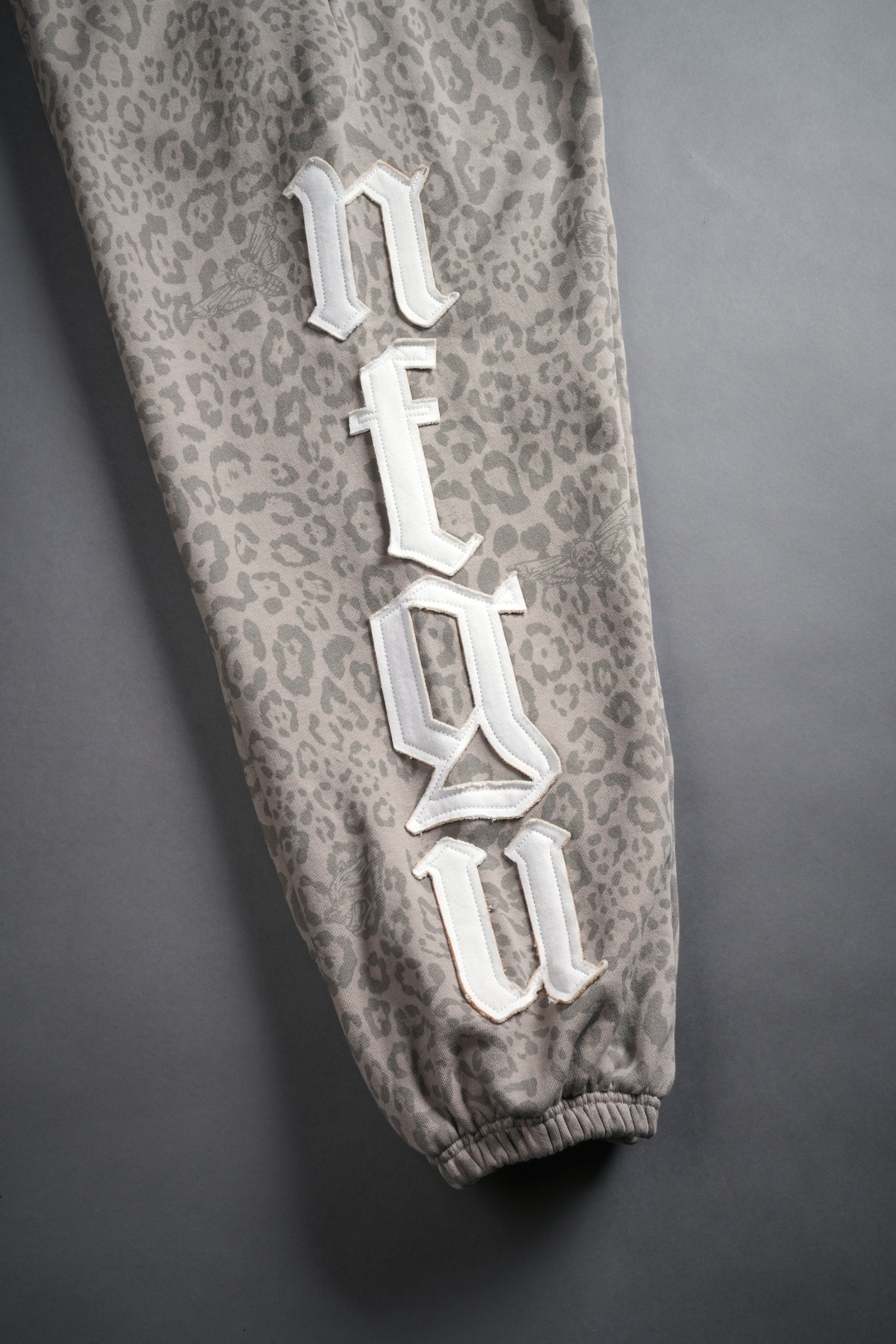 Our Mantra Lightweight Lounger Sweat Pants in Clay Leopard