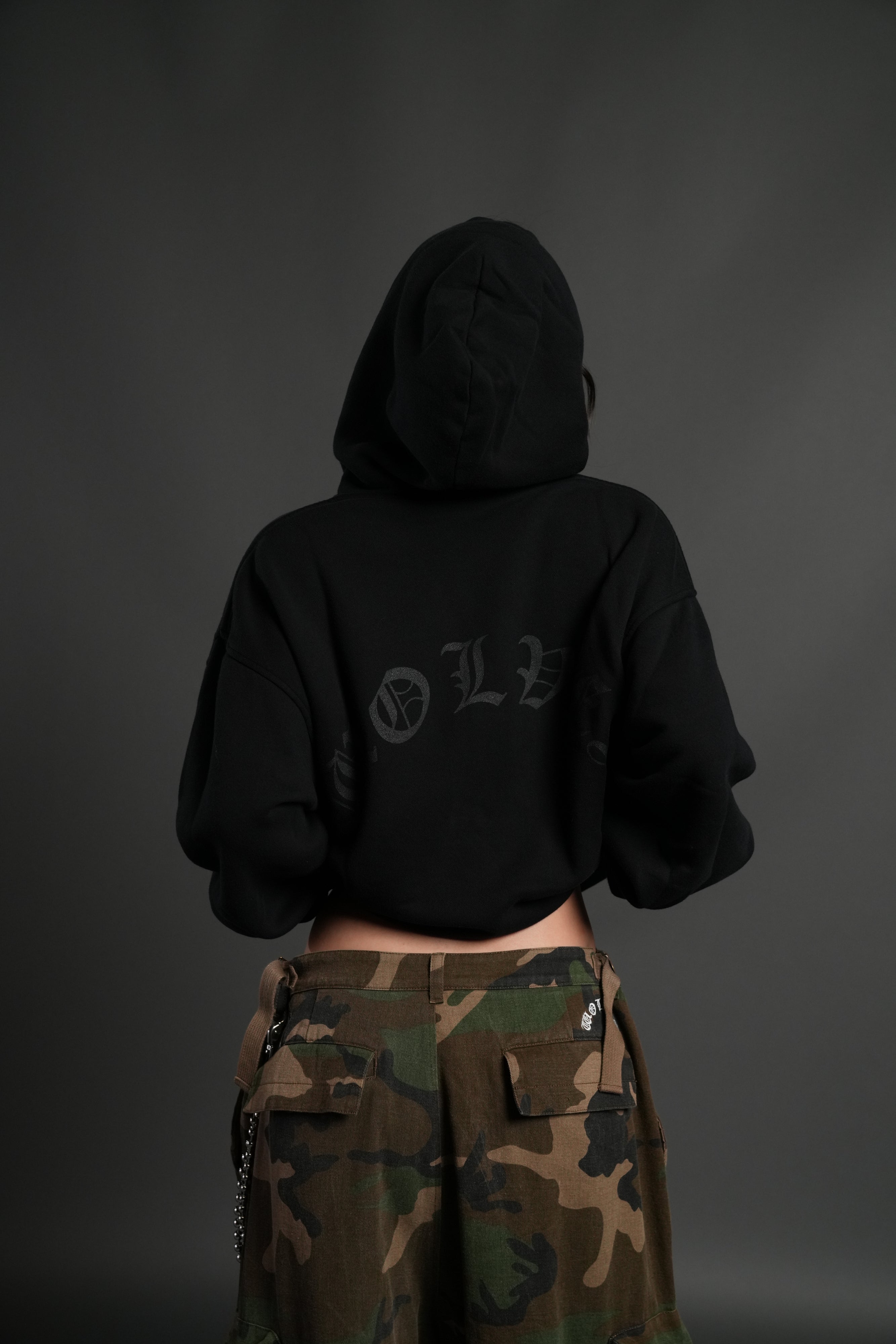 Mickey Mouse "Pierce" Hoodie in Black