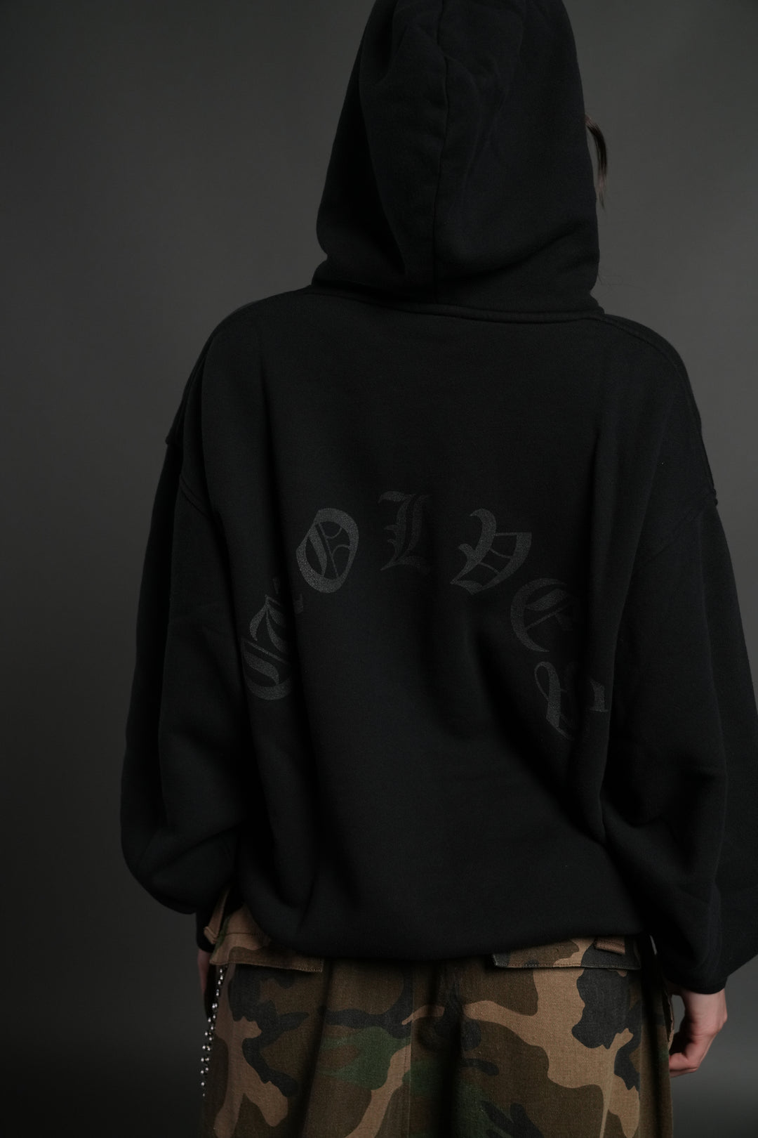 Mickey Mouse "Pierce" Hoodie in Black