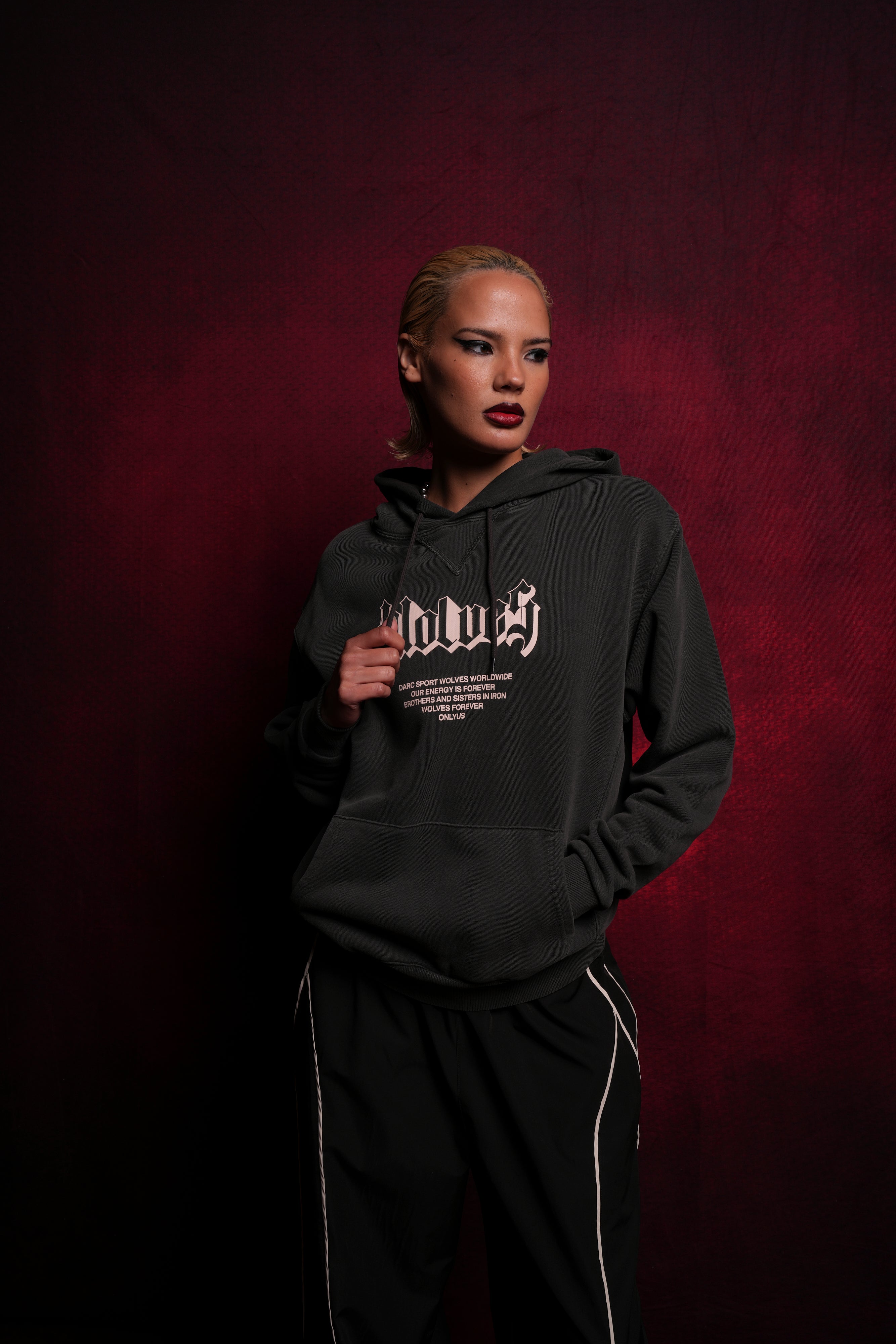 Never Back Down "Dakota" Hoodie in Wolf Gray