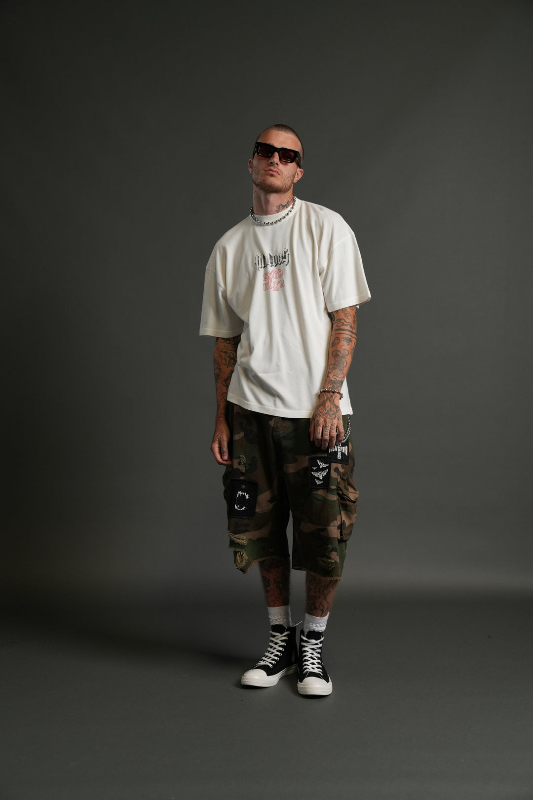 Eternal Blood "Premium" Oversized Tee in Cream