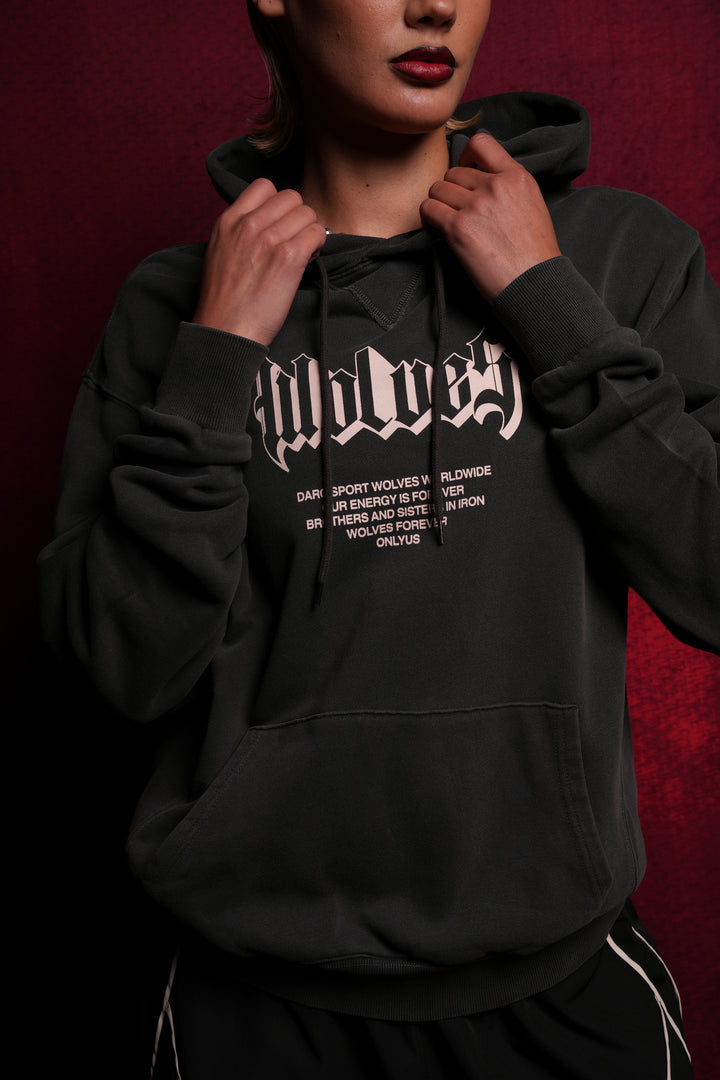 Never Back Down "Dakota" Hoodie in Wolf Gray