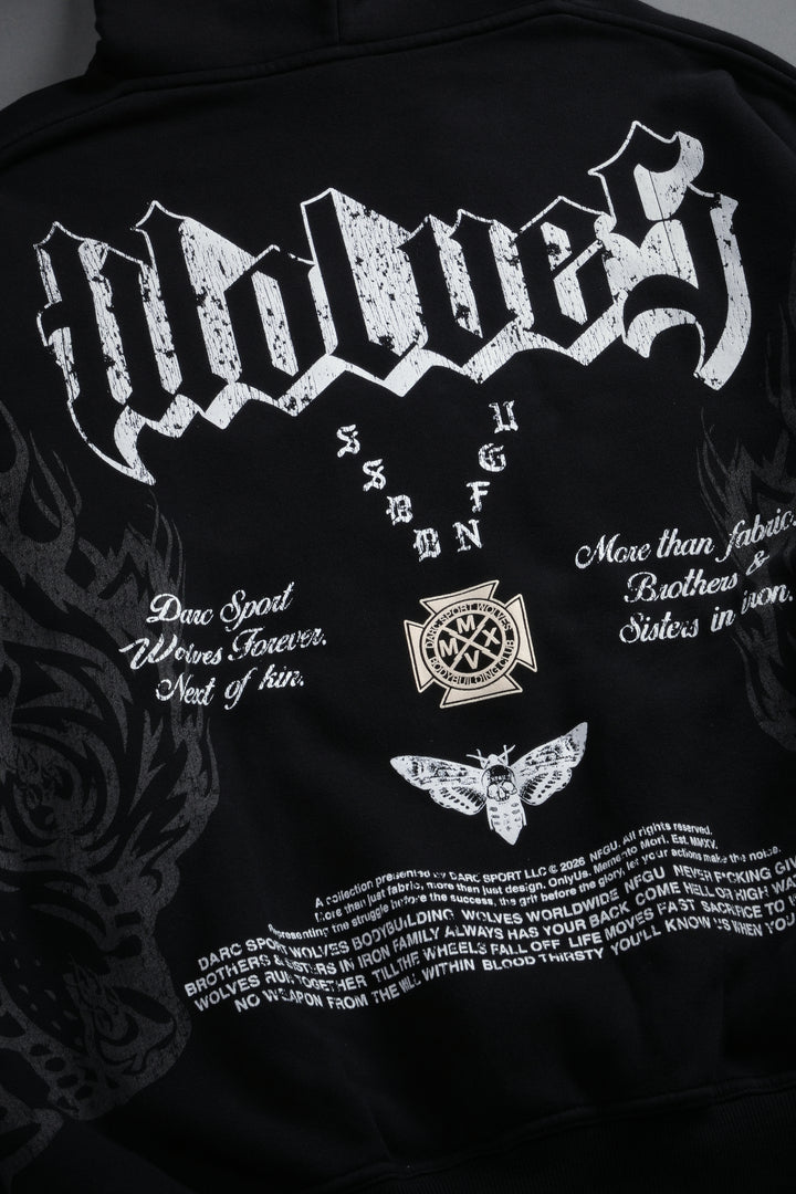 Wlvs Fire Bishop Hoodie in Black