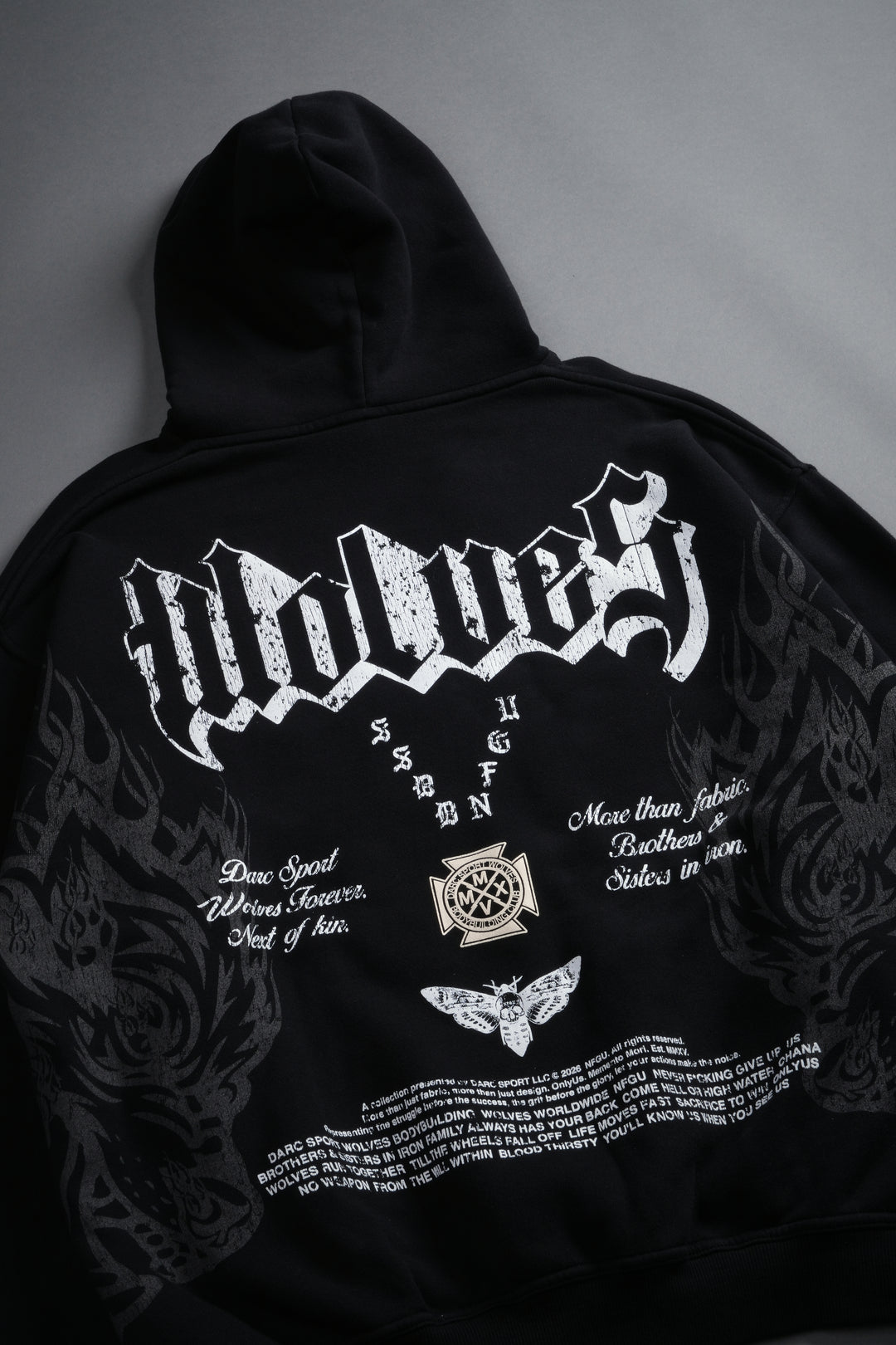 Wlvs Fire Bishop Hoodie in Black