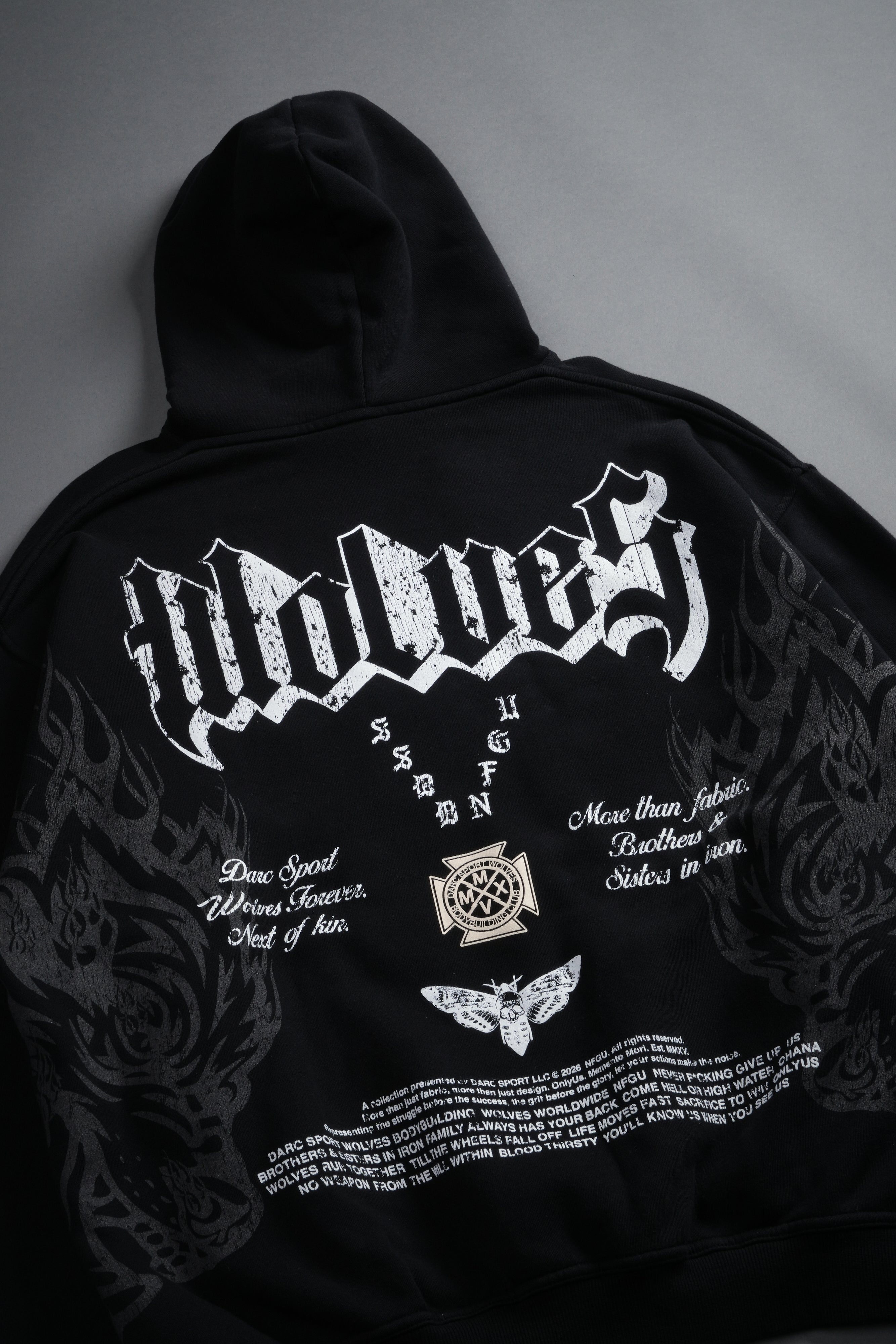 Wlvs Fire Bishop Hoodie in Black
