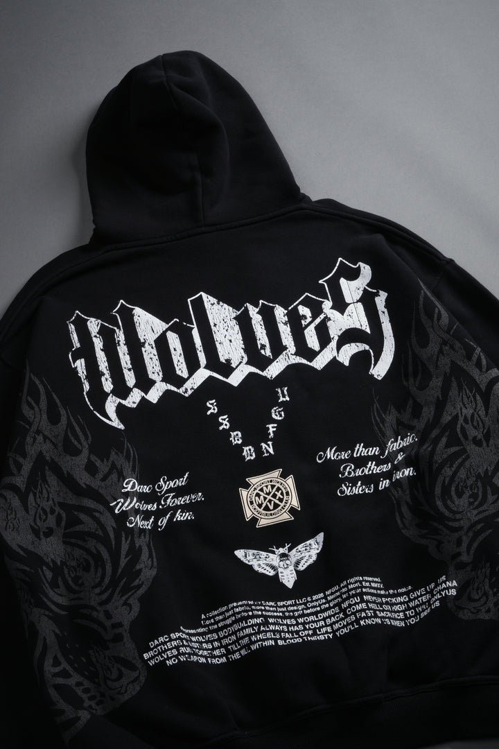 Wlvs Fire Bishop Hoodie in Black