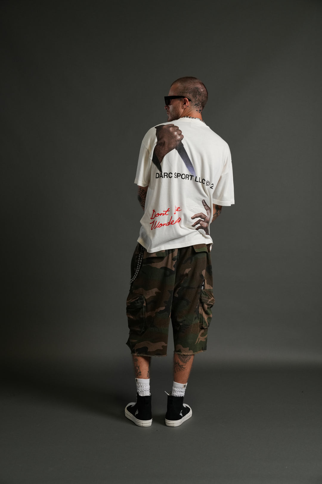 Eternal Blood "Premium" Oversized Tee in Cream
