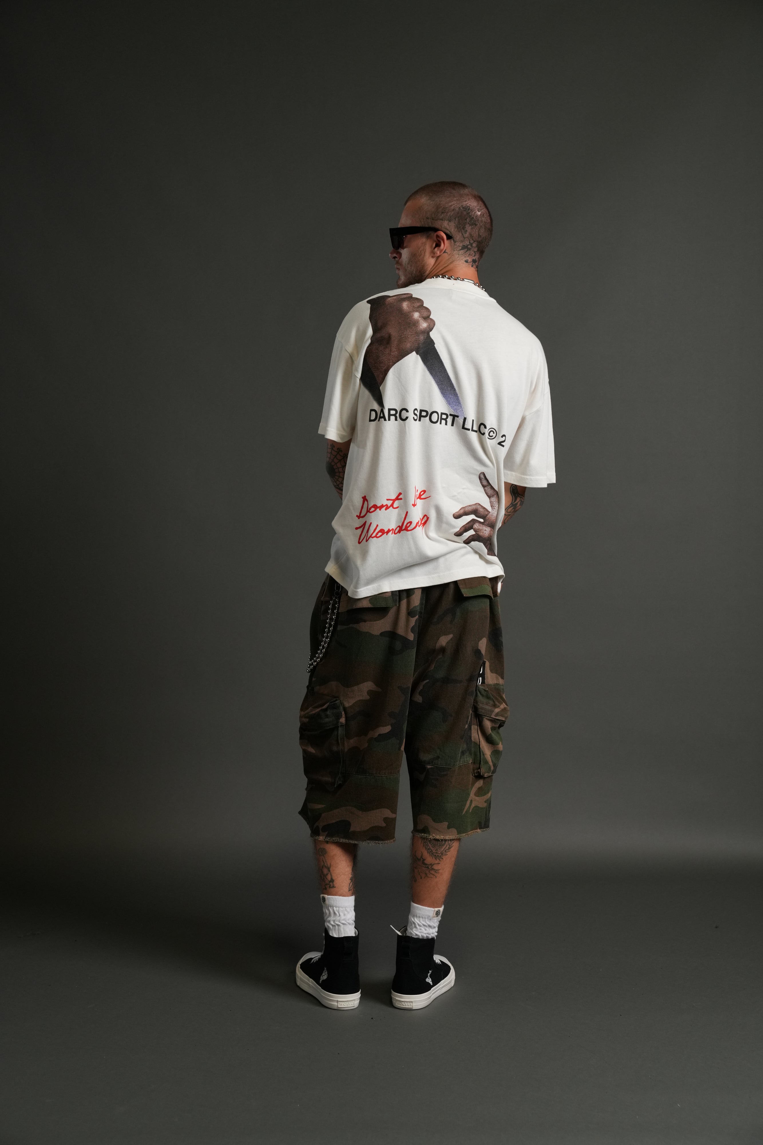Eternal Blood "Premium" Oversized Tee in Cream