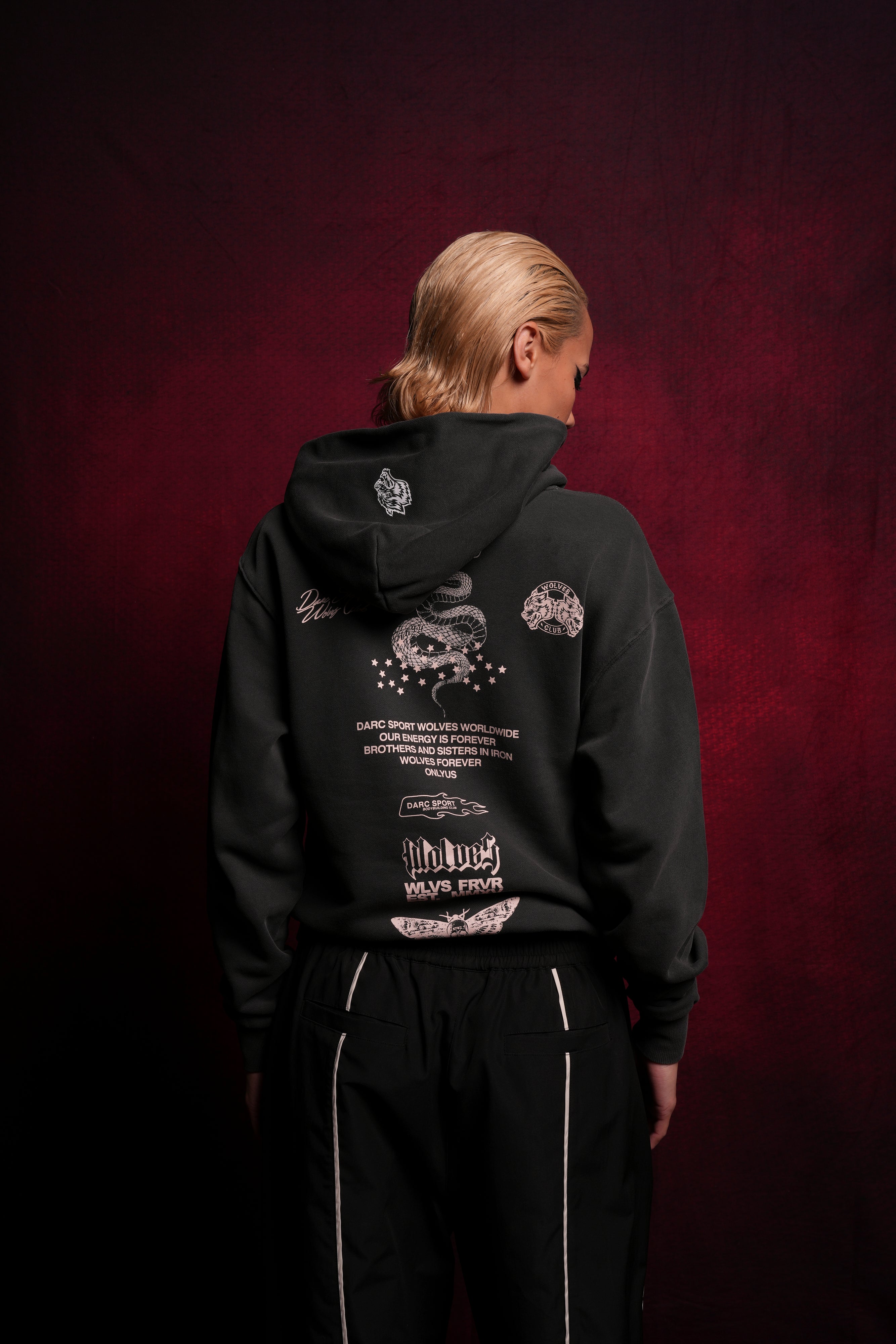 Never Back Down "Dakota" Hoodie in Wolf Gray