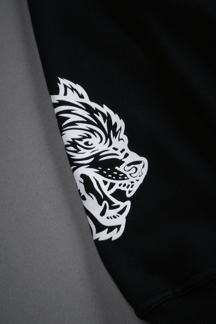 Wolves Club Cherub Pierce Hoodie in Black