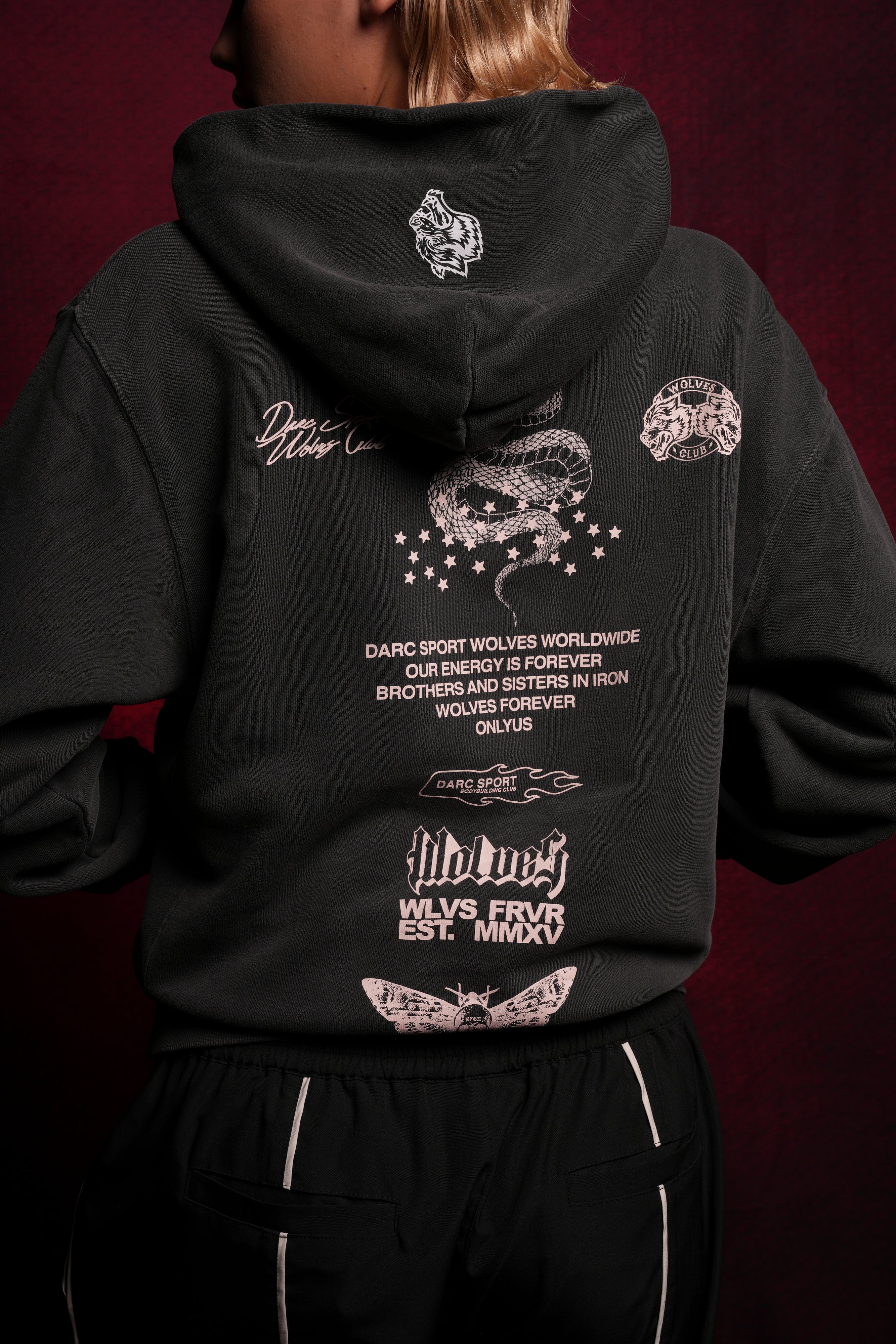 Never Back Down "Dakota" Hoodie in Wolf Gray