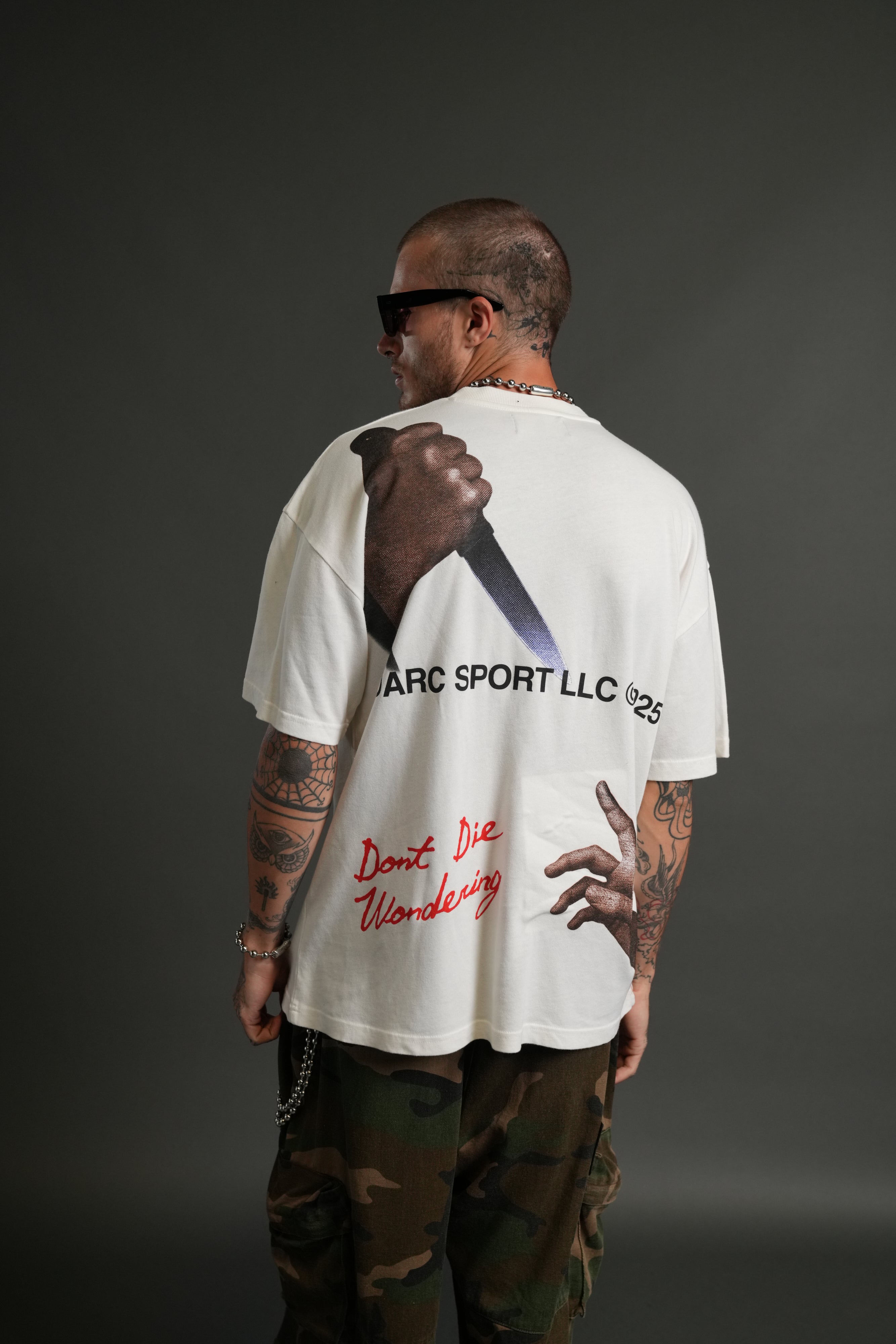Eternal Blood "Premium" Oversized Tee in Cream