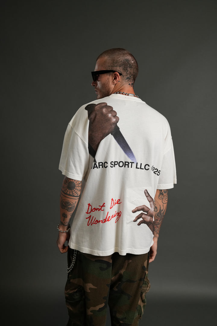 Eternal Blood "Premium" Oversized Tee in Cream