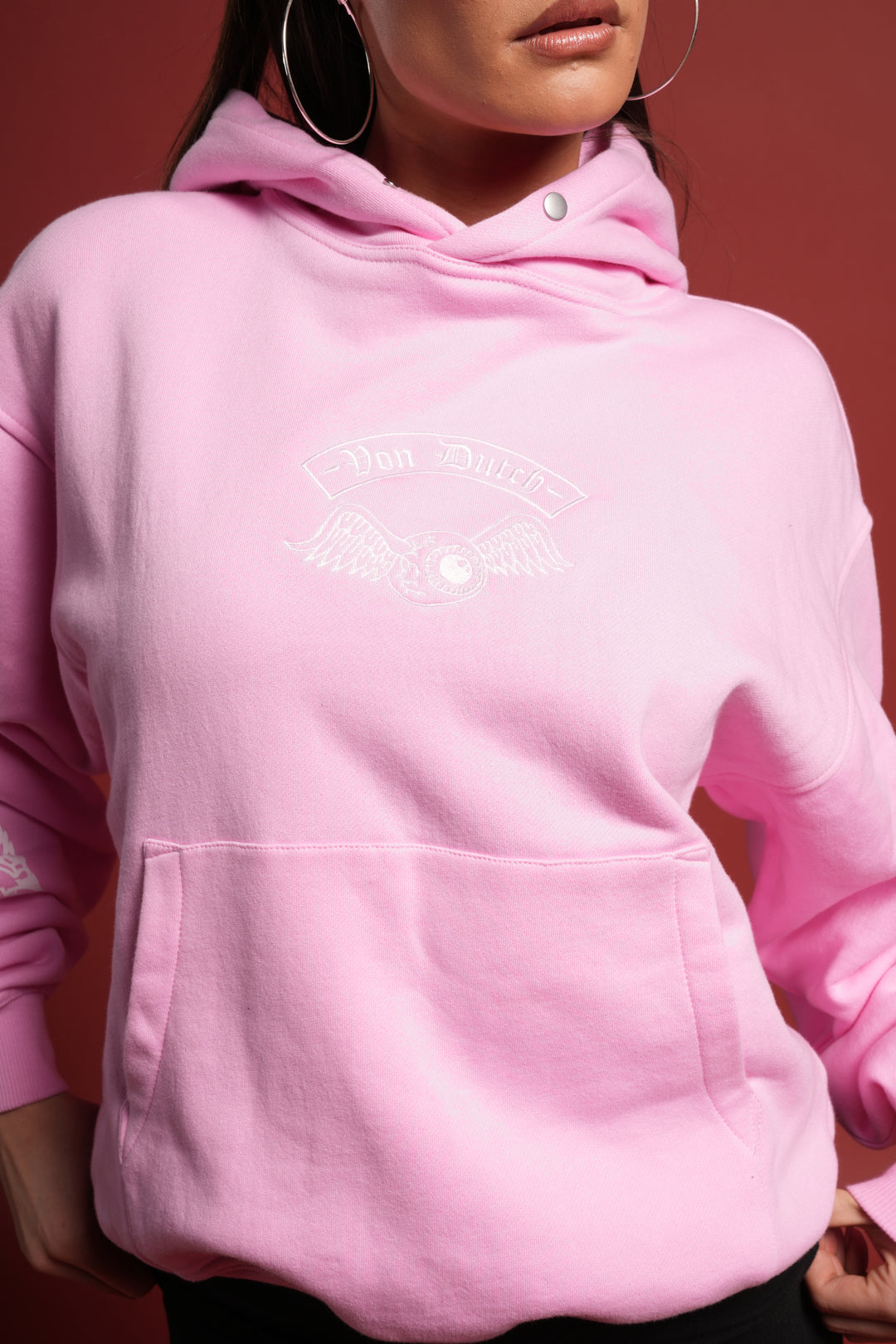 Y2Kulture "Pierce" Hoodie in Bubblegum
