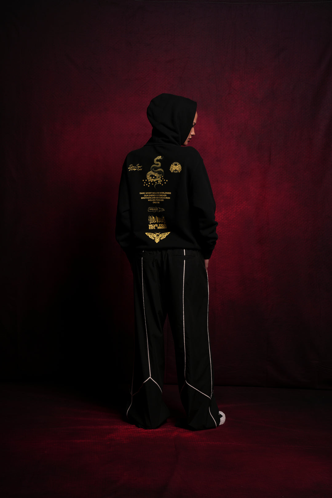 Never Back Down "Dakota" Hoodie in Black
