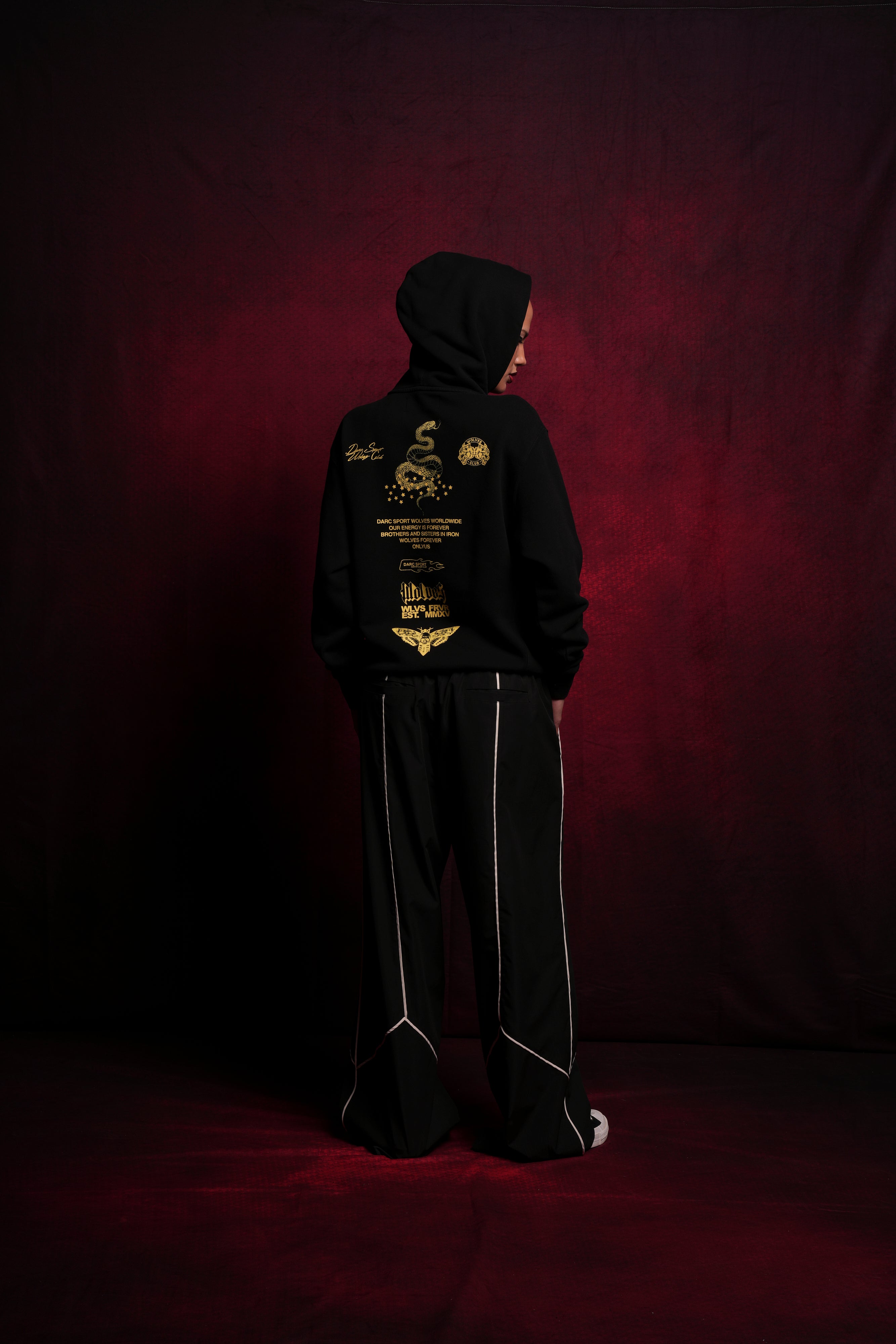 Never Back Down "Dakota" Hoodie in Black