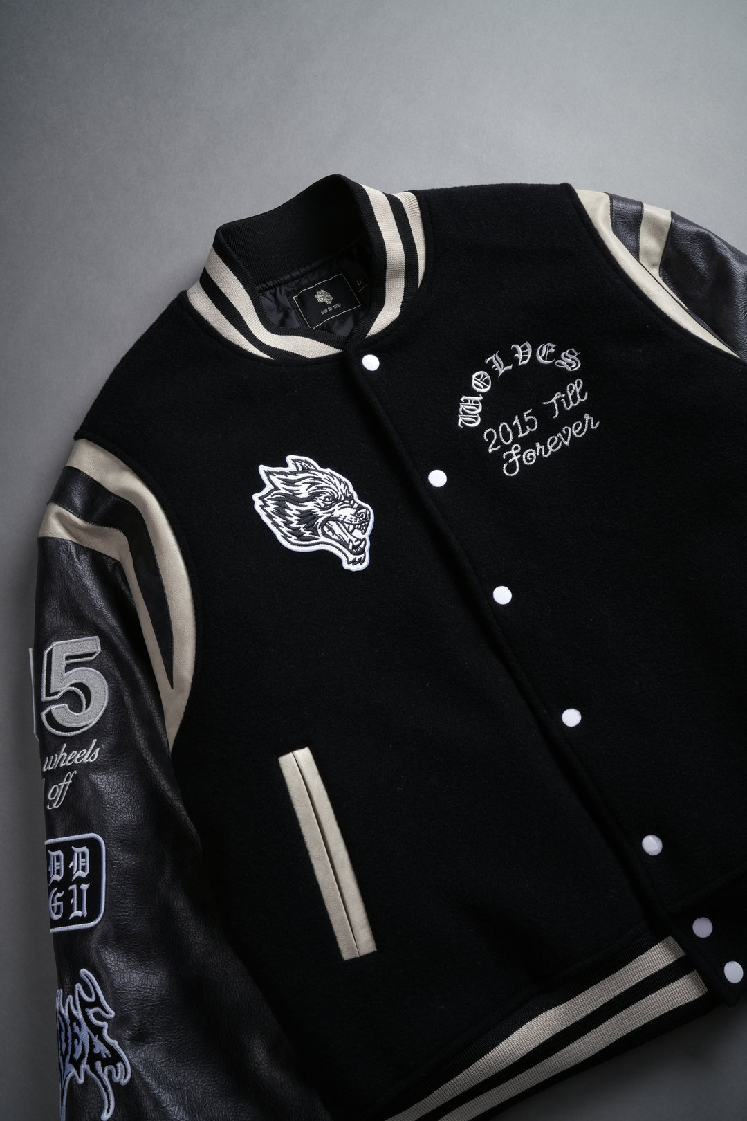 10 Years Purnell Letterman Jacket in Black