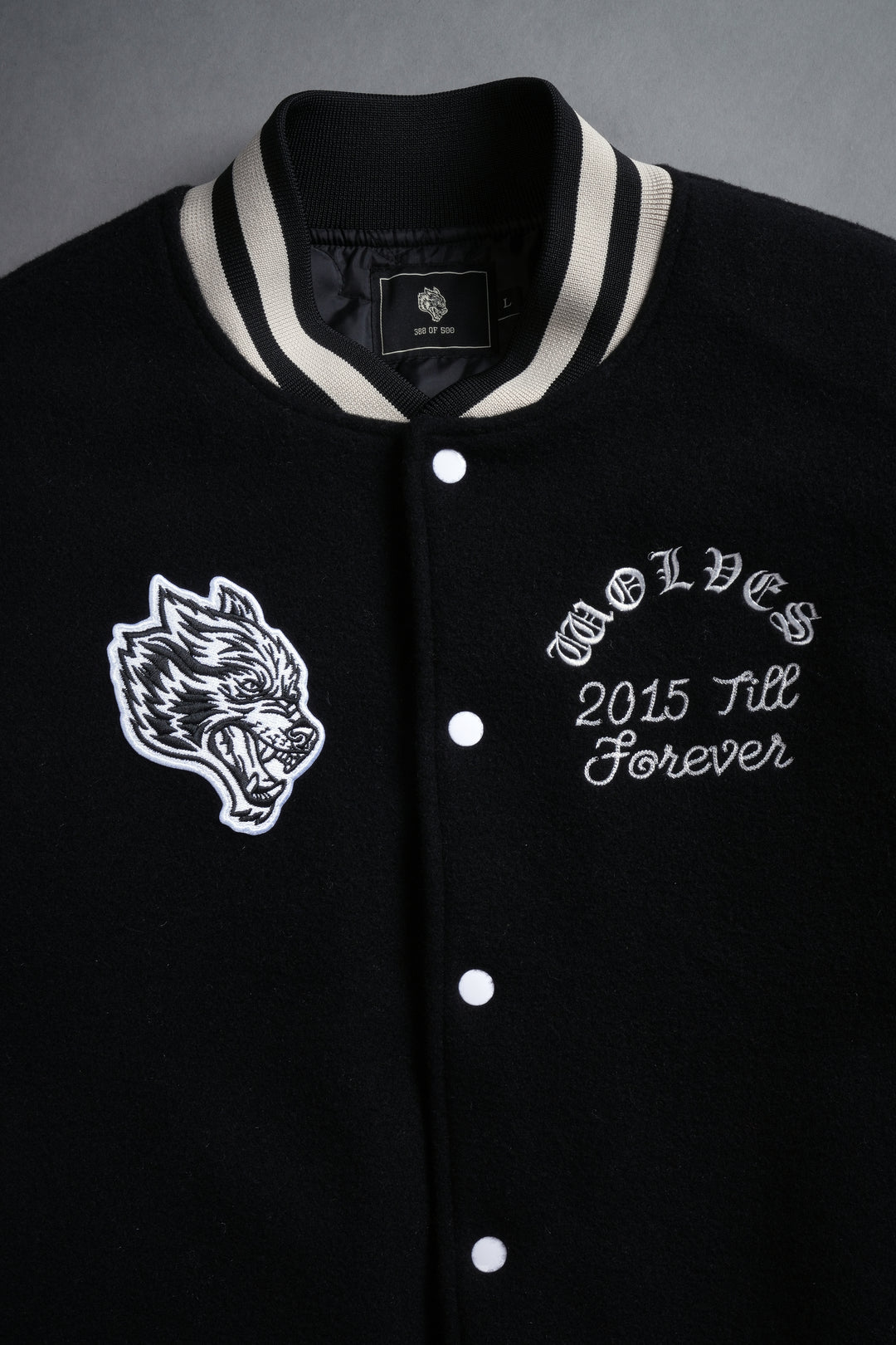 10 Years Purnell Letterman Jacket in Black