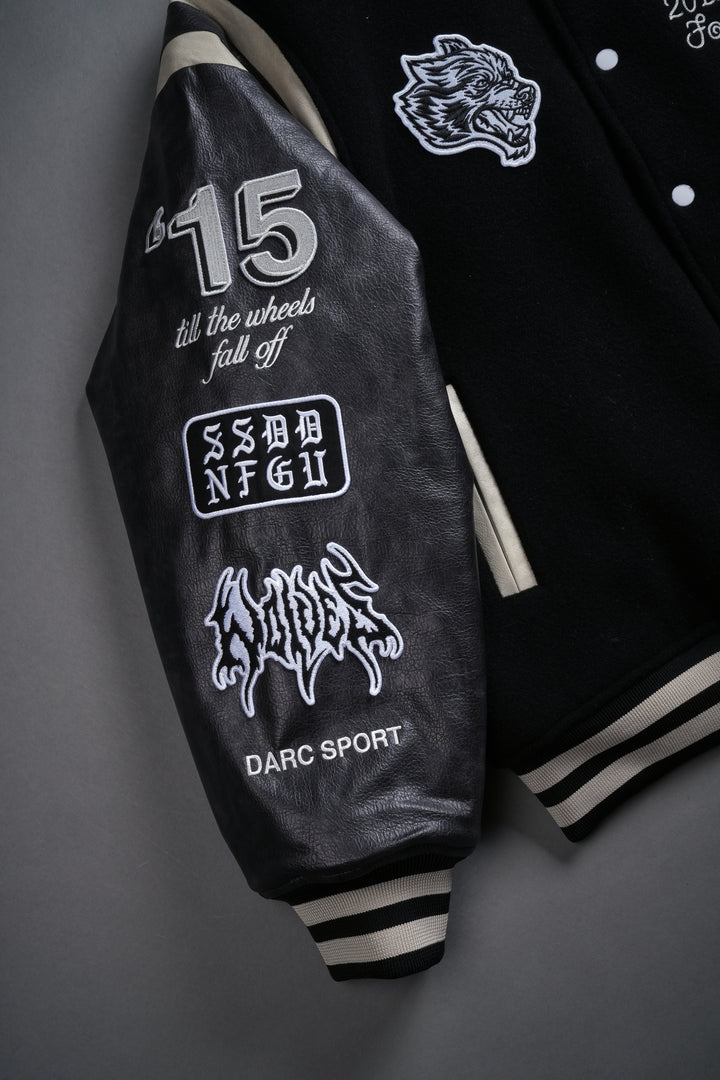 10 Years Purnell Letterman Jacket in Black
