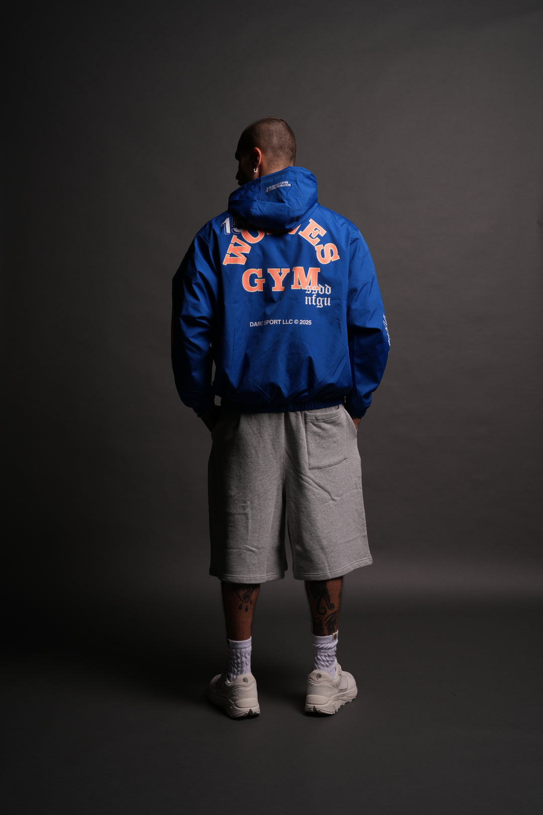 Wolves Gym V2 Brolic Unisex Track Jacket in Cobalt Blue