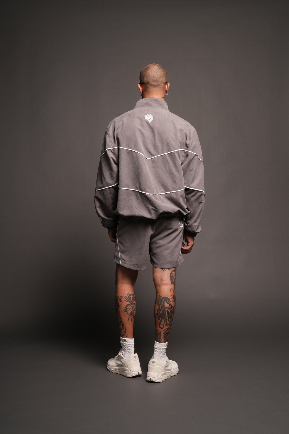 Hesh Forever V2 Darby Track Jacket In Wolf Gray