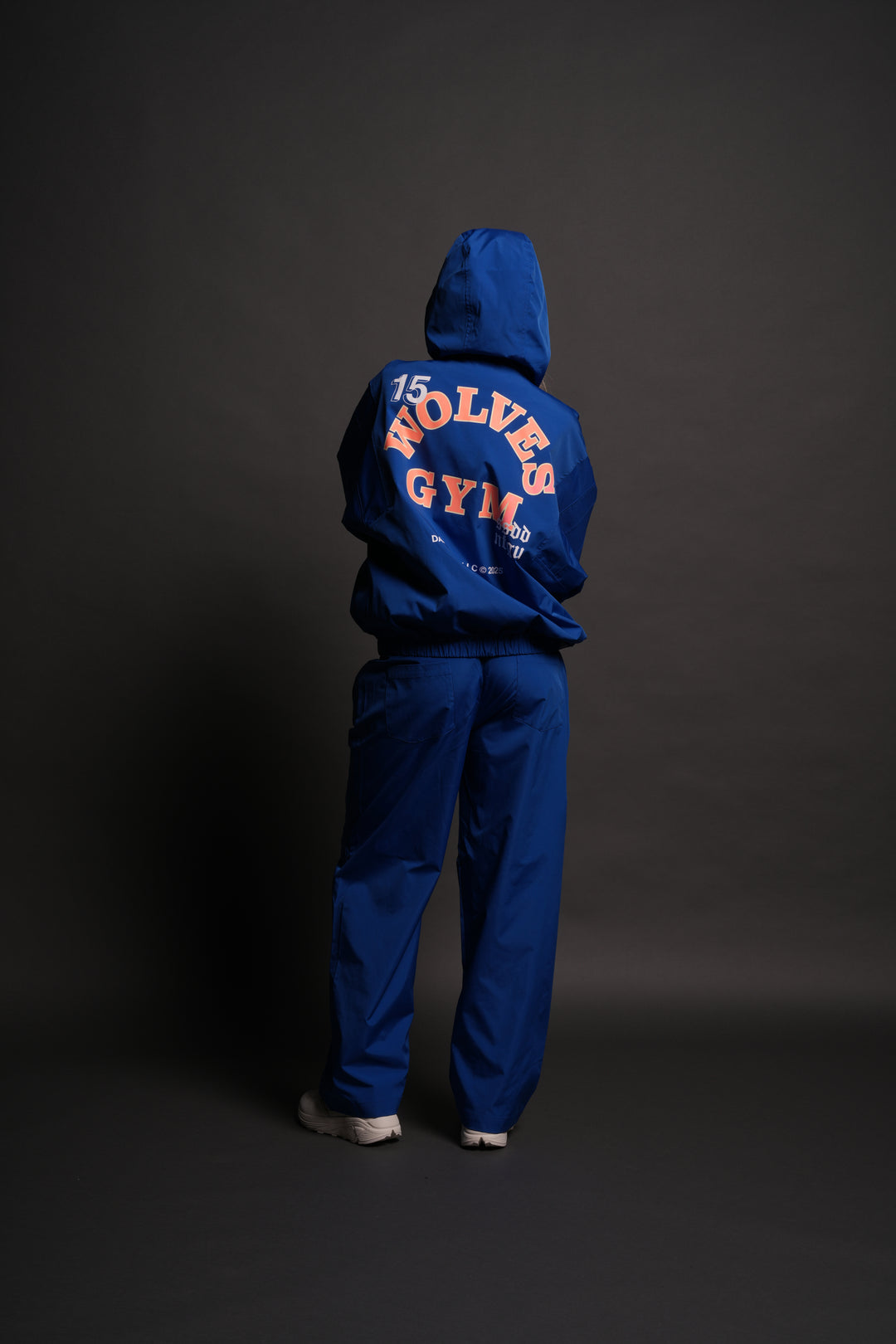 Wolves Gym V2 Brolic Unisex Track Jacket in Cobalt Blue