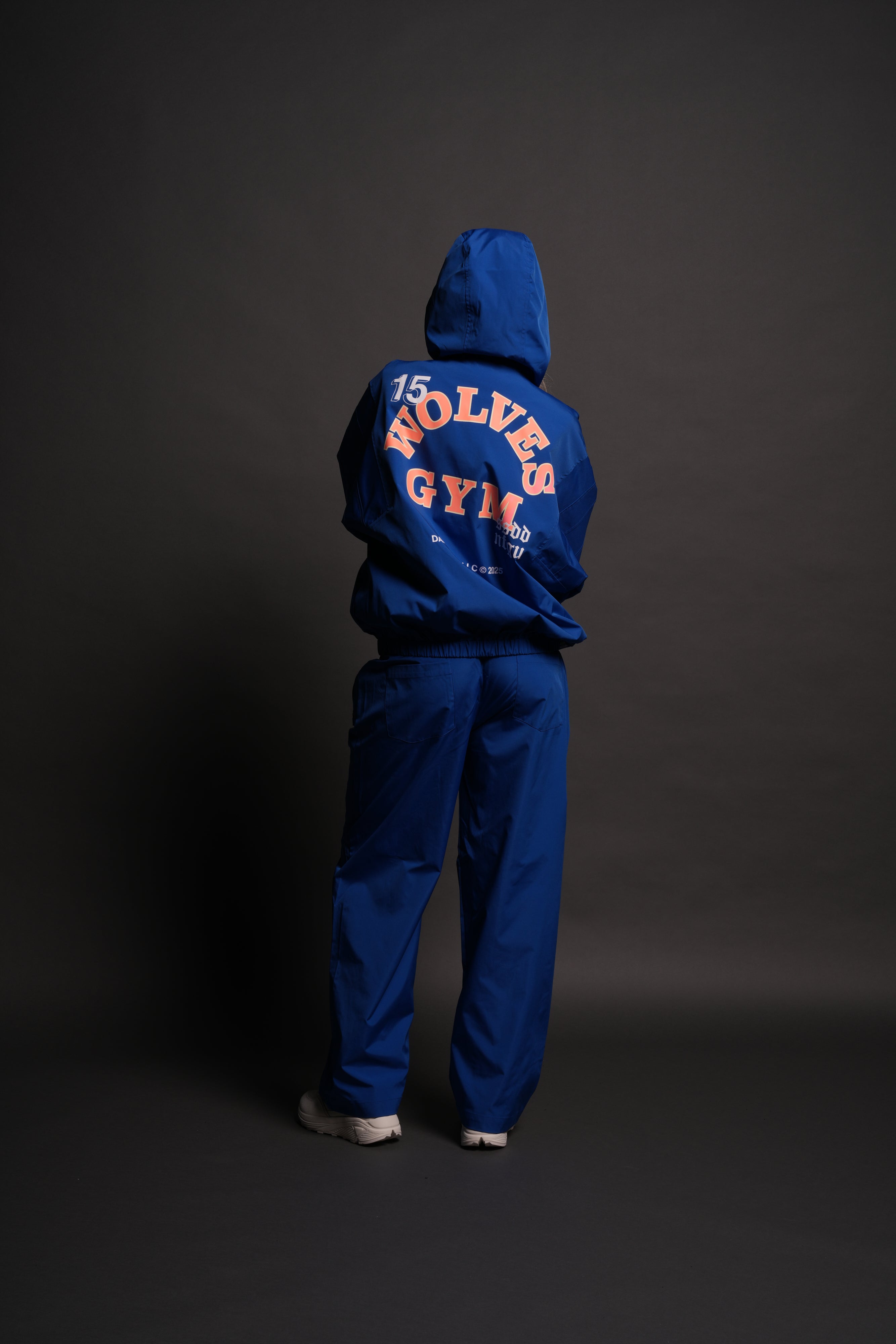 Wolves Gym V2 Brolic Unisex Track Jacket in Cobalt Blue