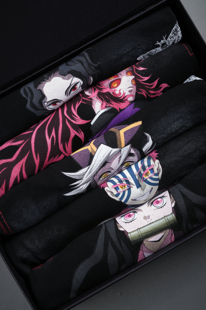 Demon Slayer "Side-By-Side" Tee Box Set in Black