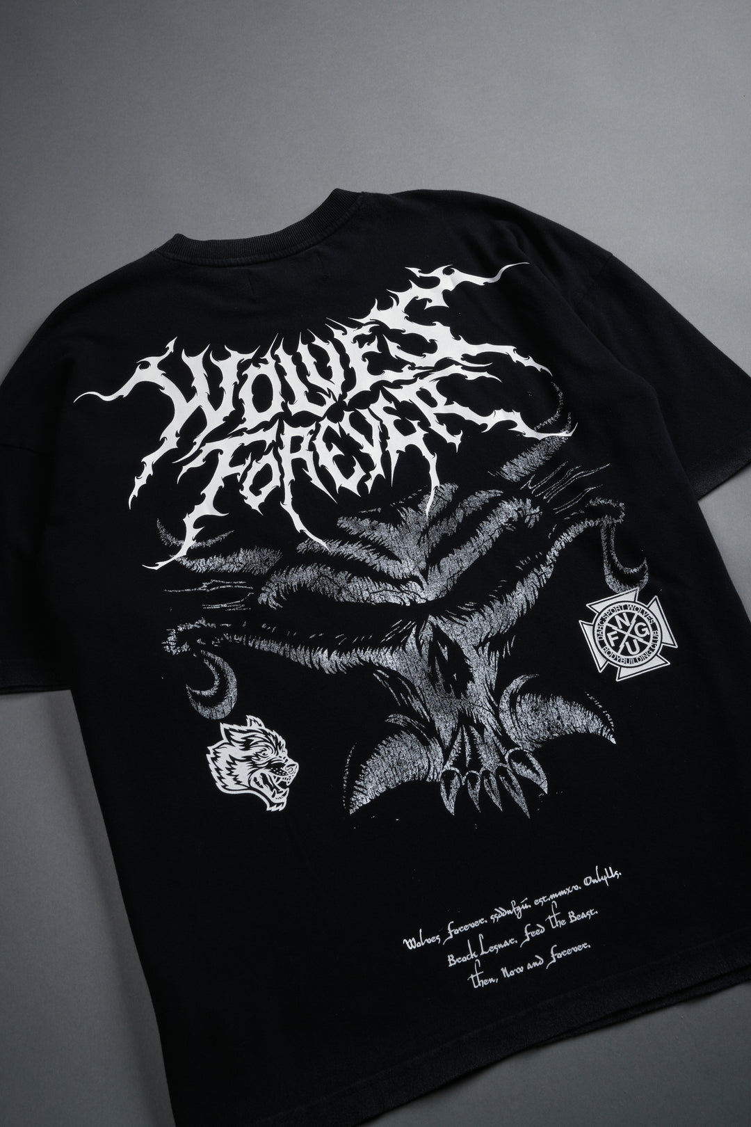 Feed the Beast Premium Oversized Tee in Black