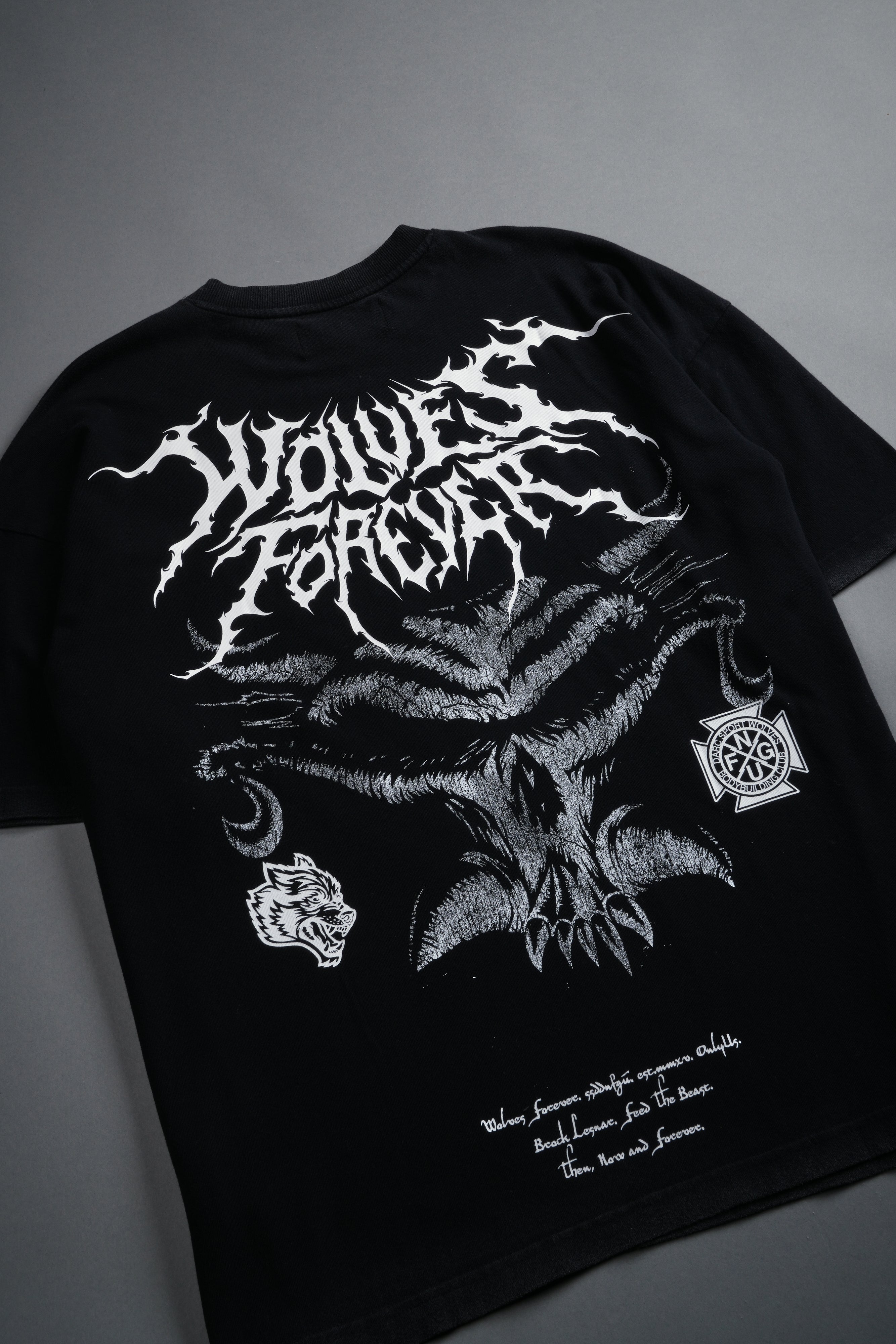 Feed the Beast Premium Oversized Tee in Black