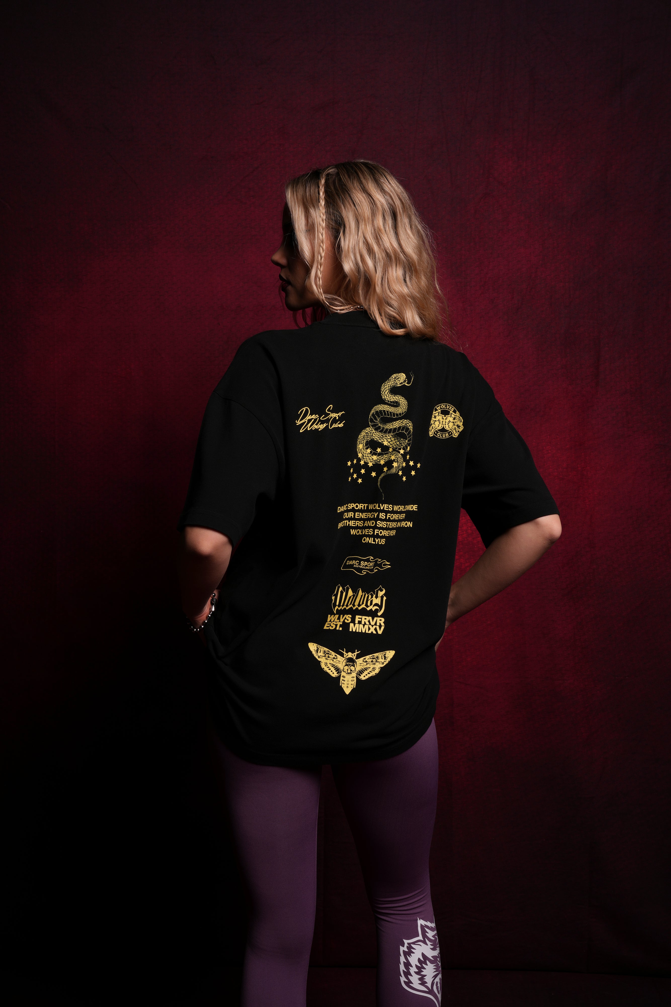 Never Back Down "Pump Cover" Tee in Black