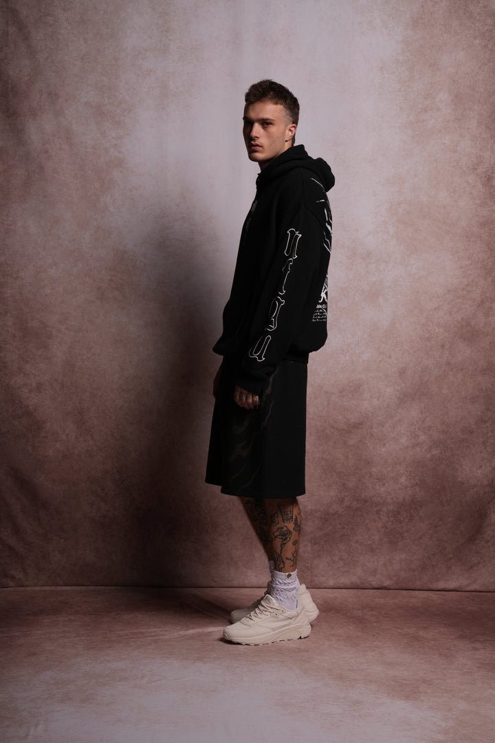 Inferno V2 "Pierce" Hoodie in Black