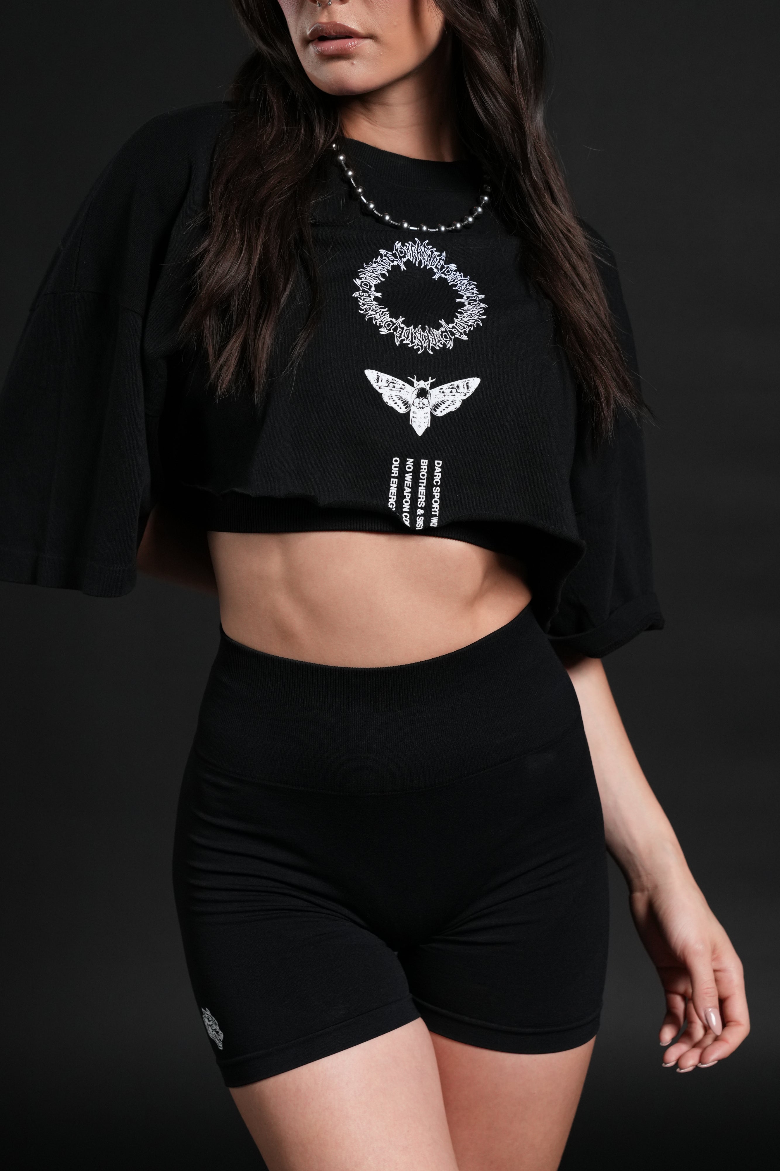 Dark Side Frvr Premium Oversized Tee in Black