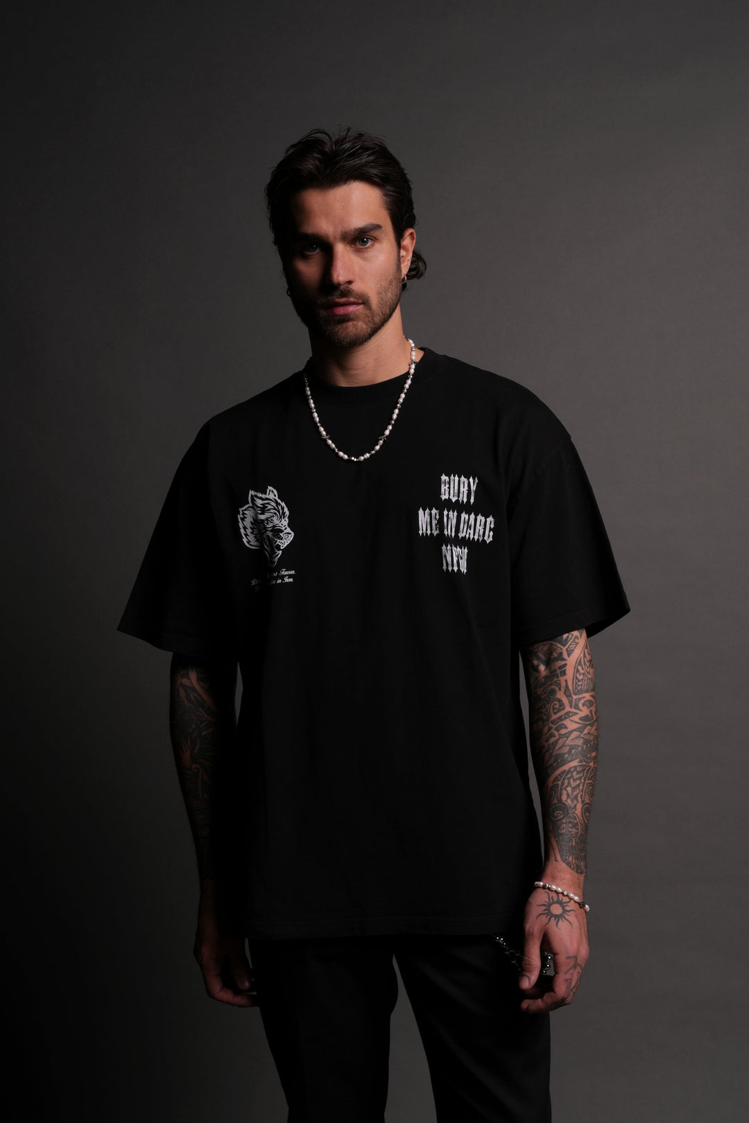 Bury Me In Darc "Grunge" Tee in Black