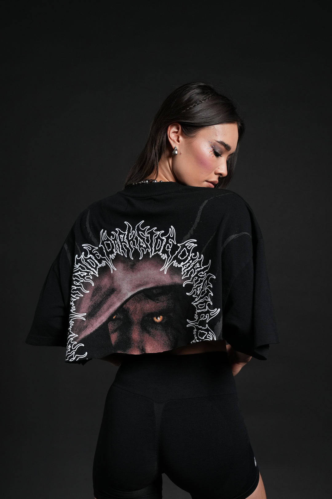Dark Side Frvr Premium Oversized Tee in Black