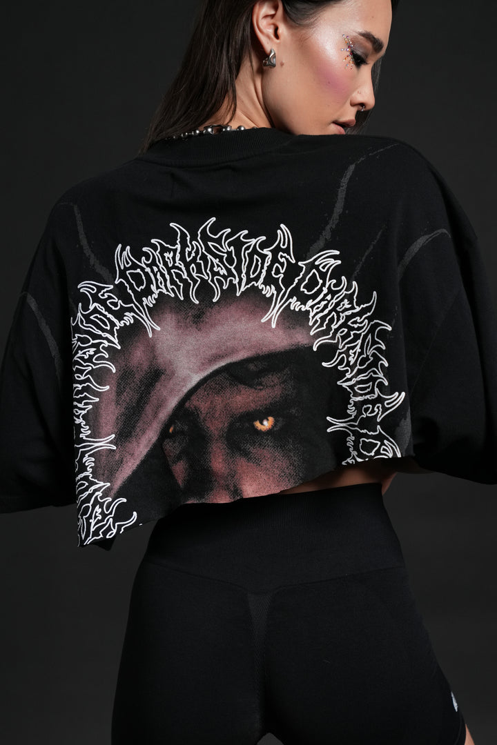 Dark Side Frvr Premium Oversized Tee in Black