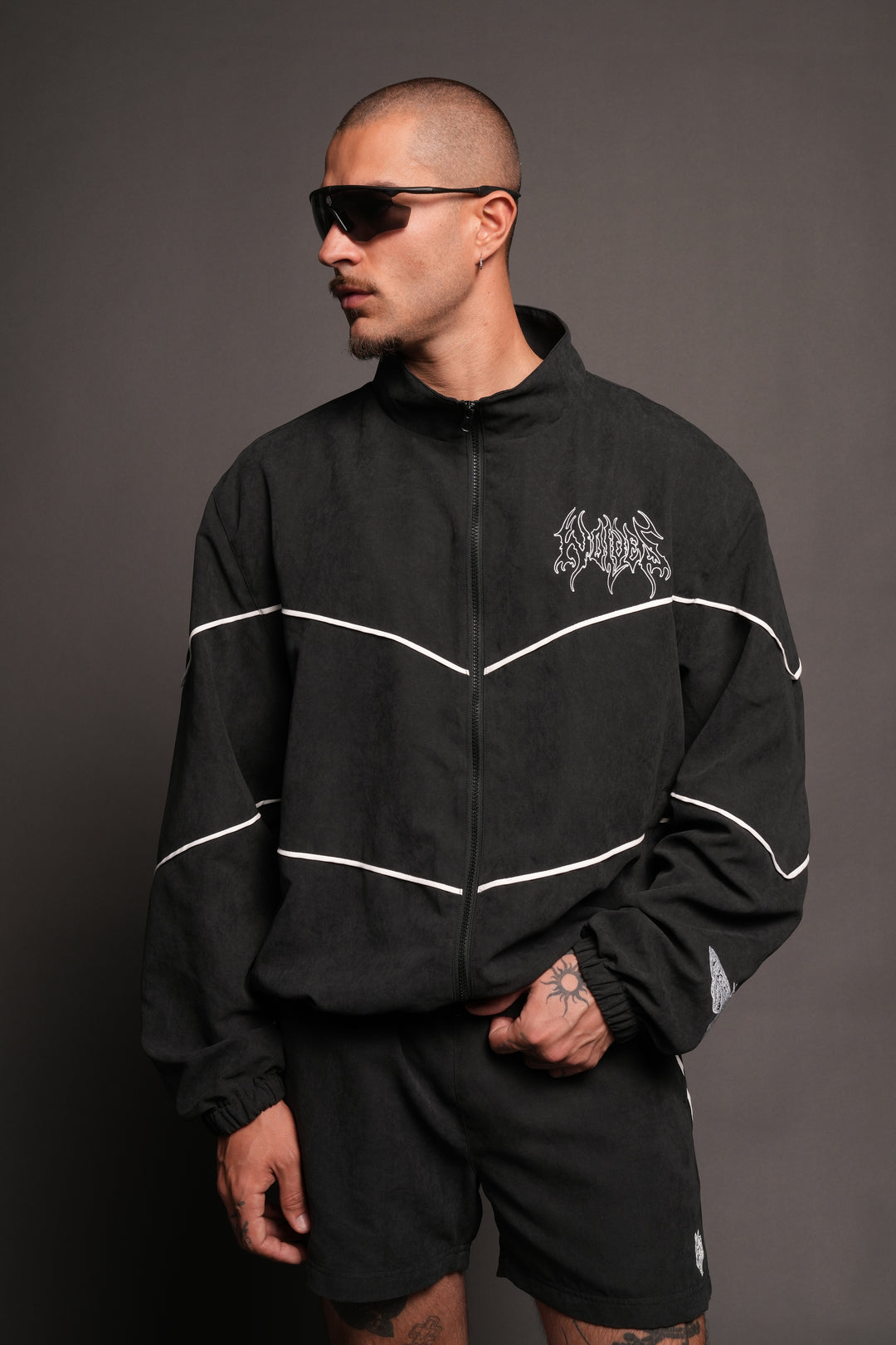 Hesh Forever V2 Darby Track Jacket In Black
