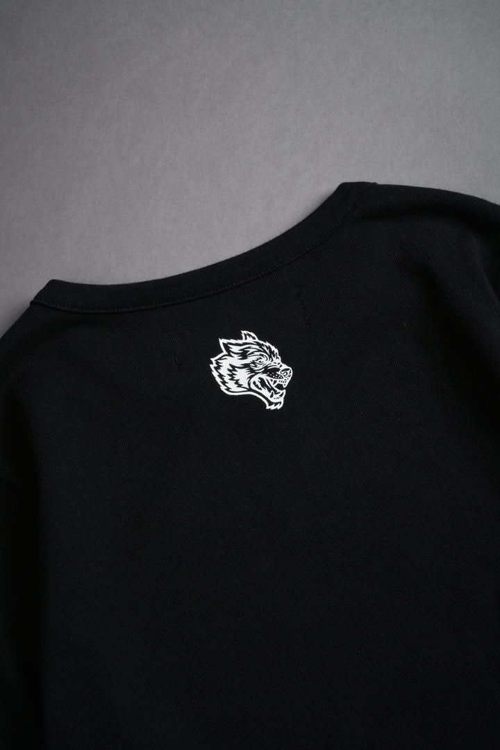 Wolves Flame L/S "Baby" Tee in Black