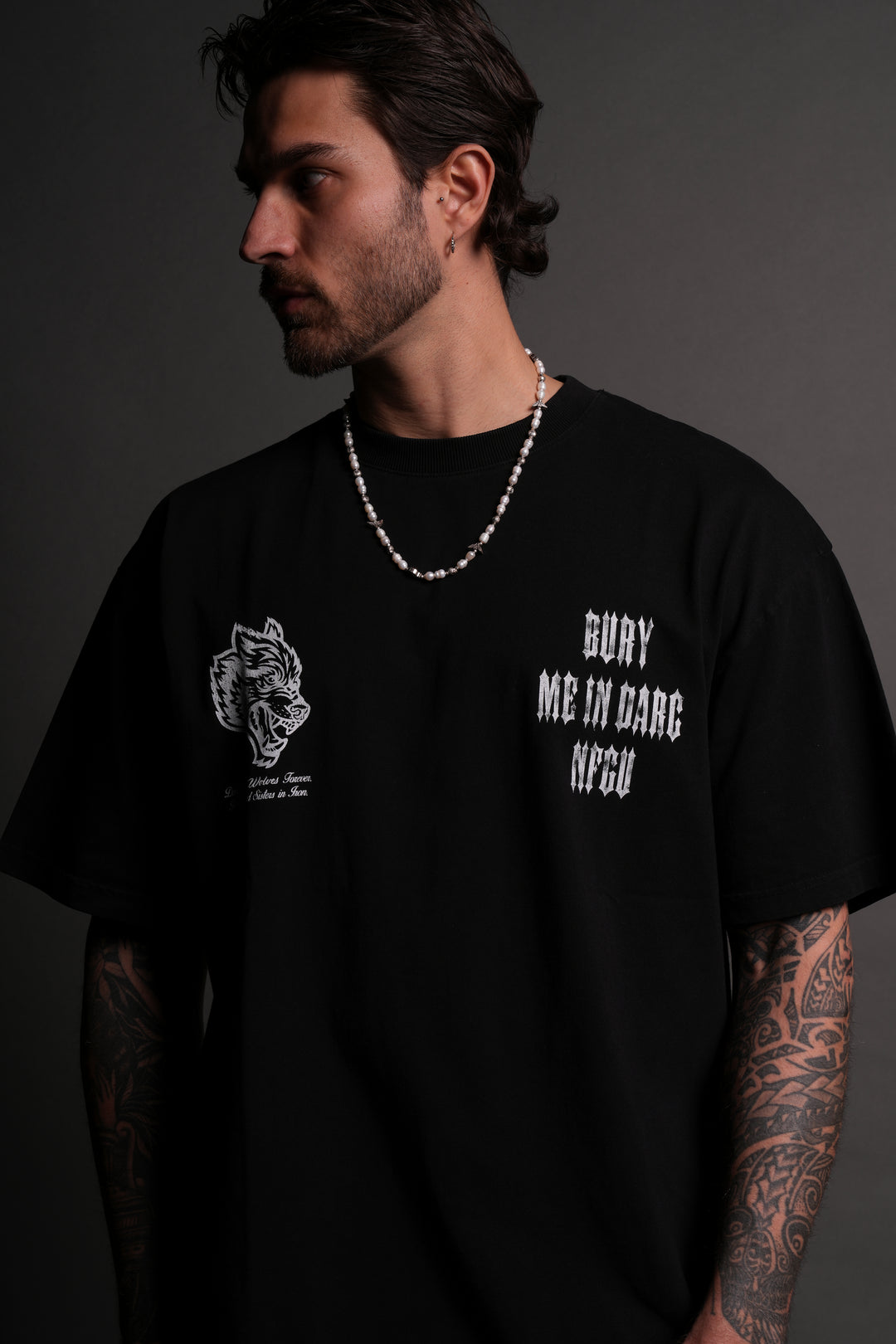 Bury Me In Darc "Grunge" Tee in Black