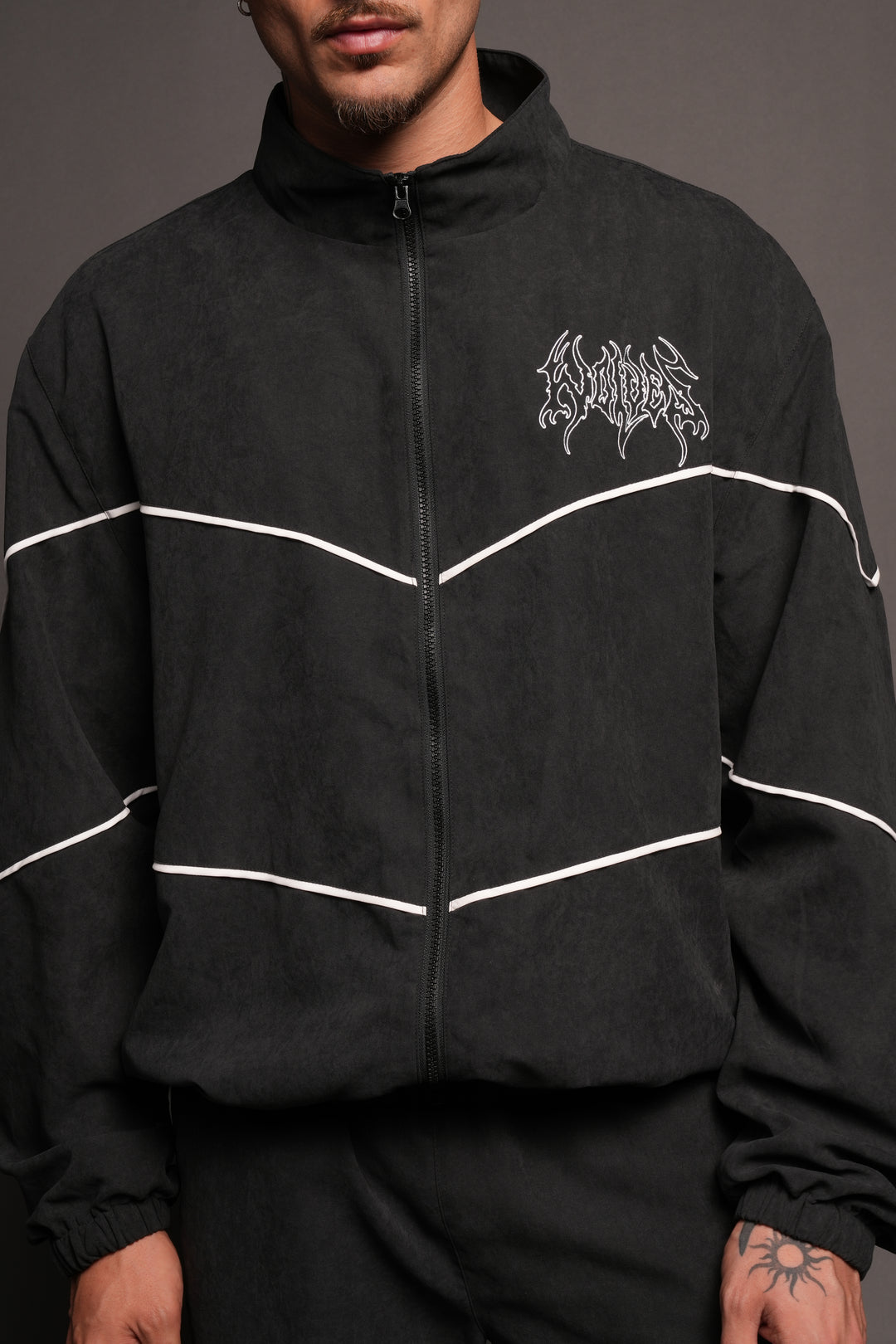 Hesh Forever V2 Darby Track Jacket In Black