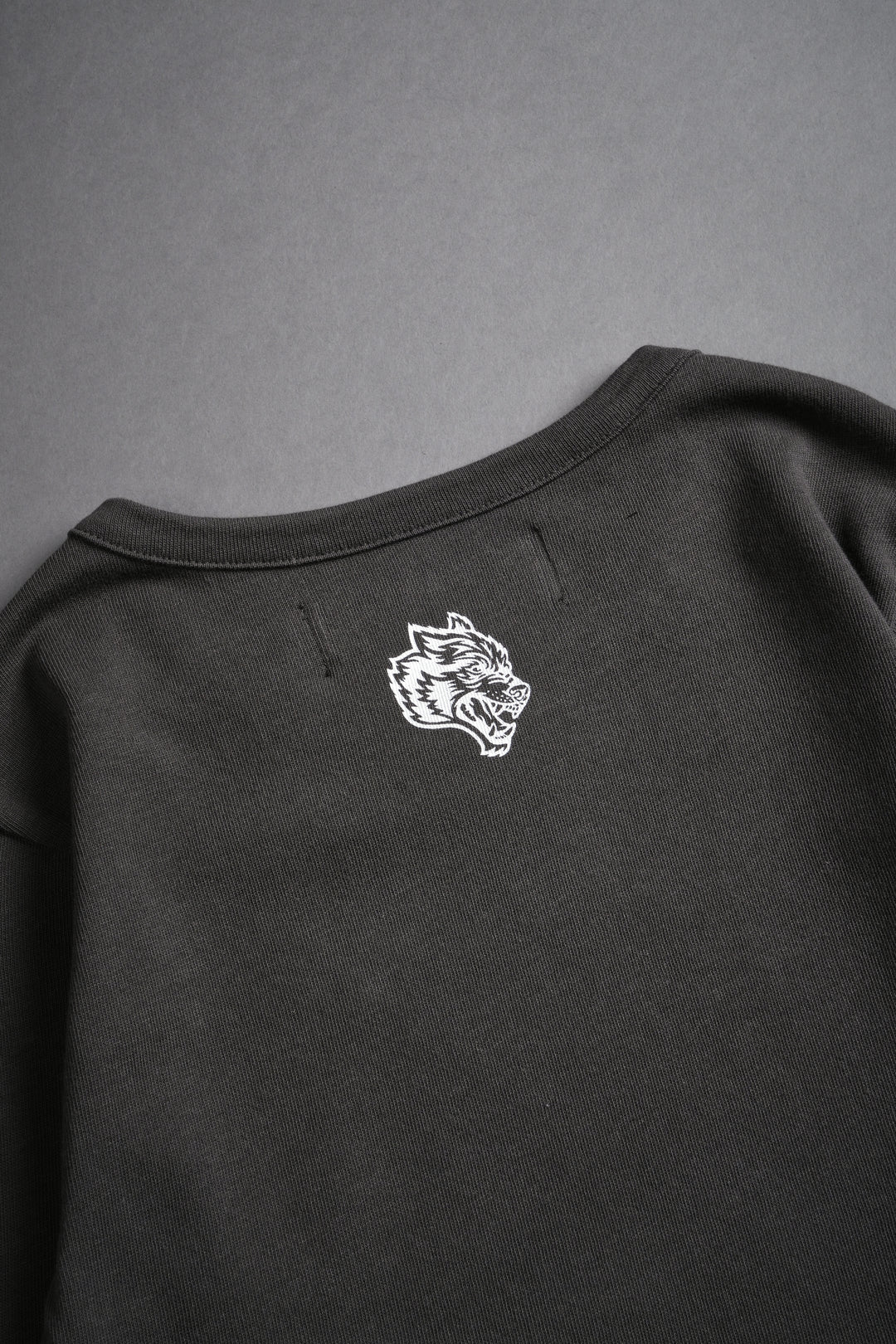 Wolves Flame L/S "Baby" Tee in Wolf Gray