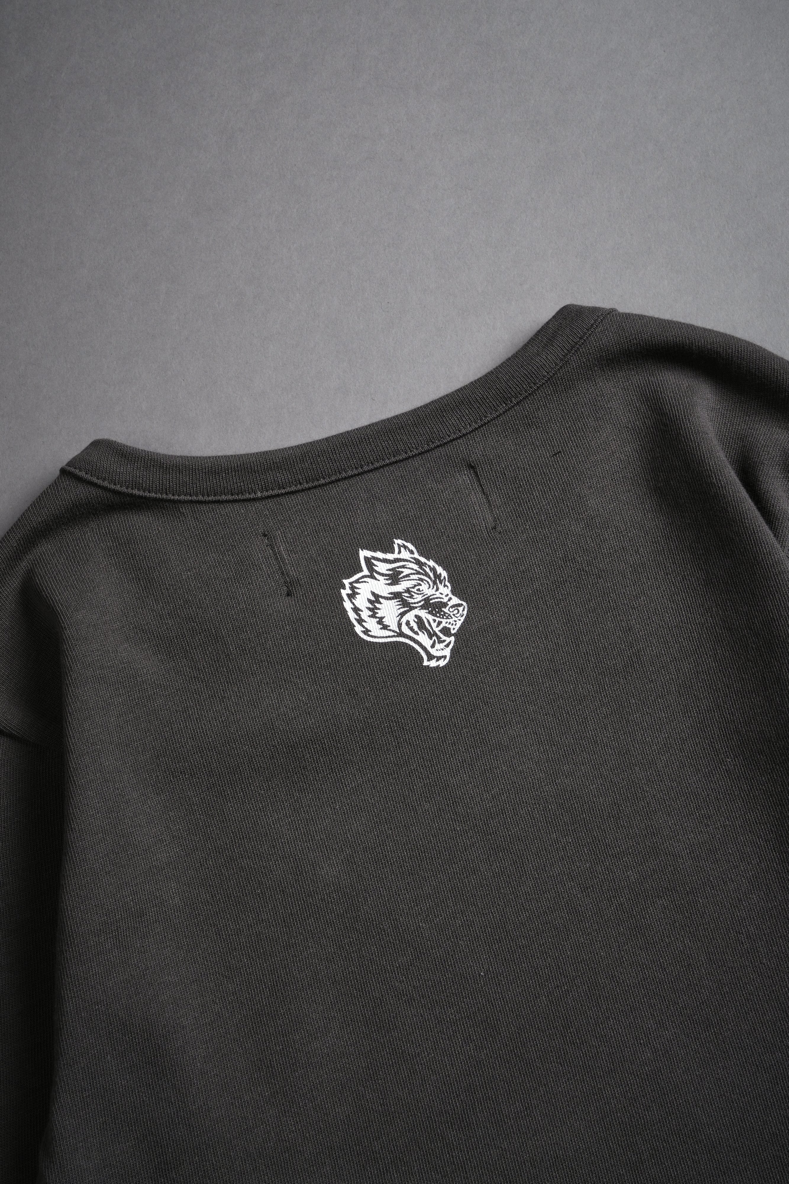 Wolves Flame L/S "Baby" Tee in Wolf Gray