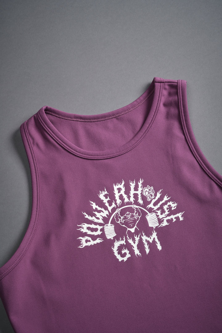 Iron Flame "Energy" Racerback Tank in Cipher Purple