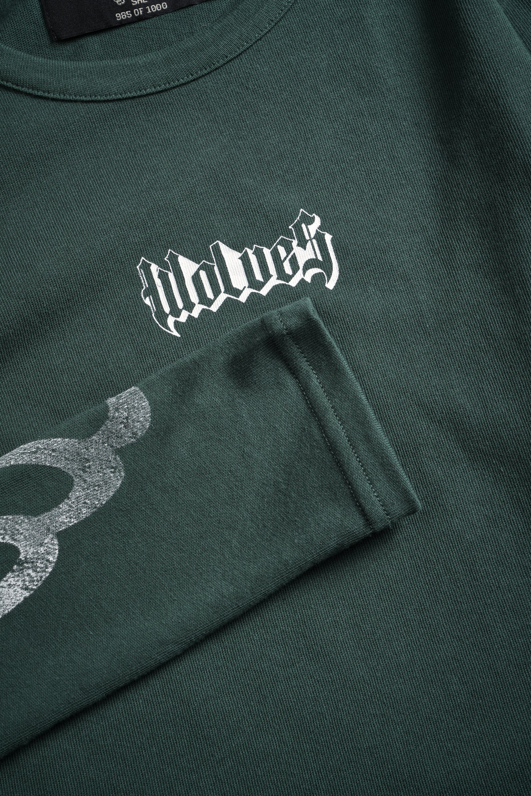 Wolves Flame L/S "Baby" Tee in Norse Green