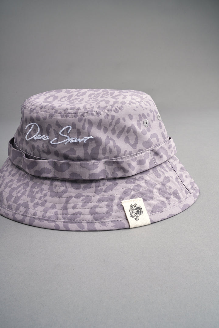 Darc Script Boonie Bucket Hat in Clay Leopard
