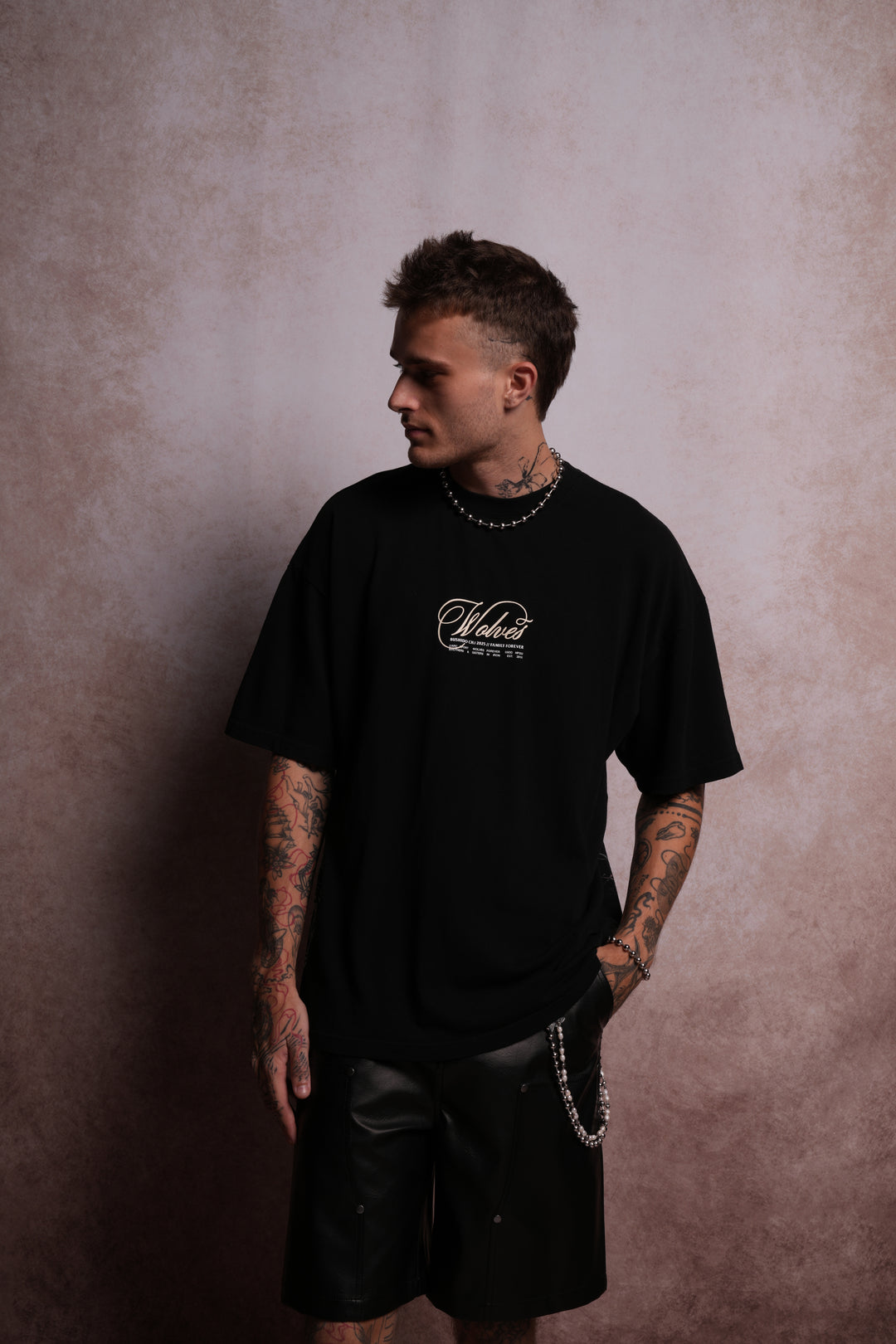 (1 Of 500) Death Bloom "Premium" Oversized Tee in Black