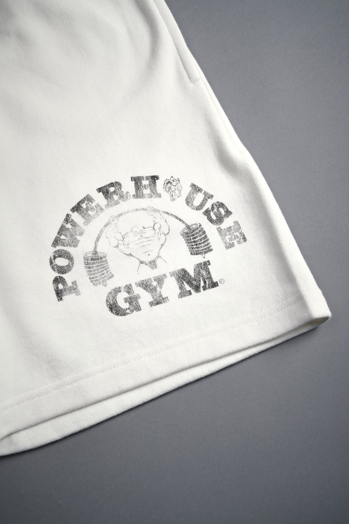 Wolves House Post Lounge Sweat Shorts in Cream