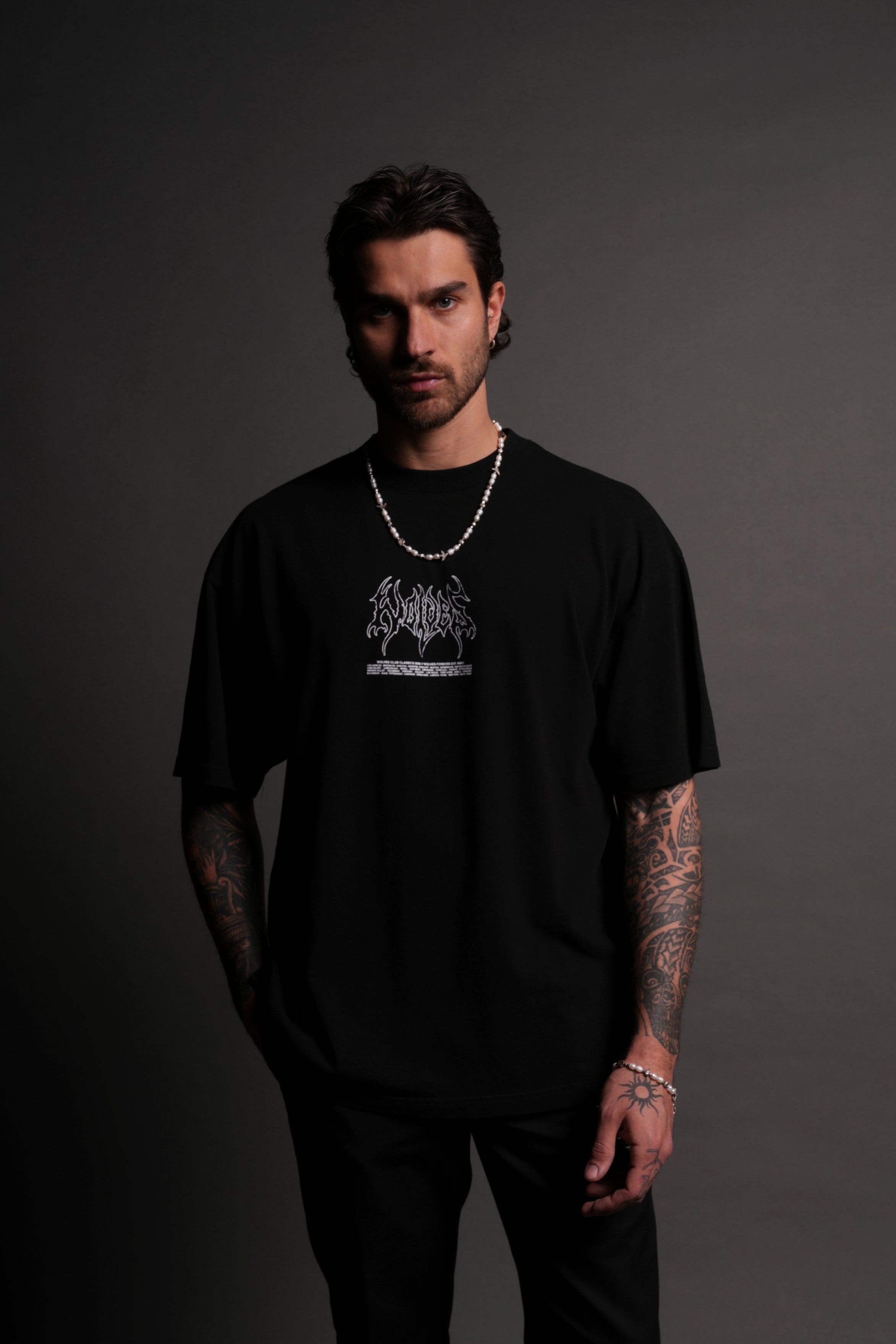 Trust Your Instinct V2 "Premium" Oversized Tee in Black