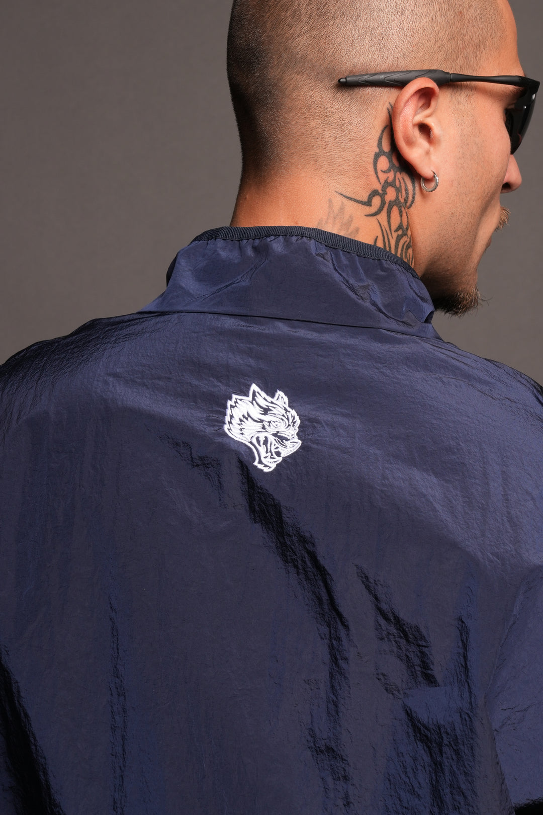 Hesh Forever V2 Mcguire Nylon Pullover In Navy