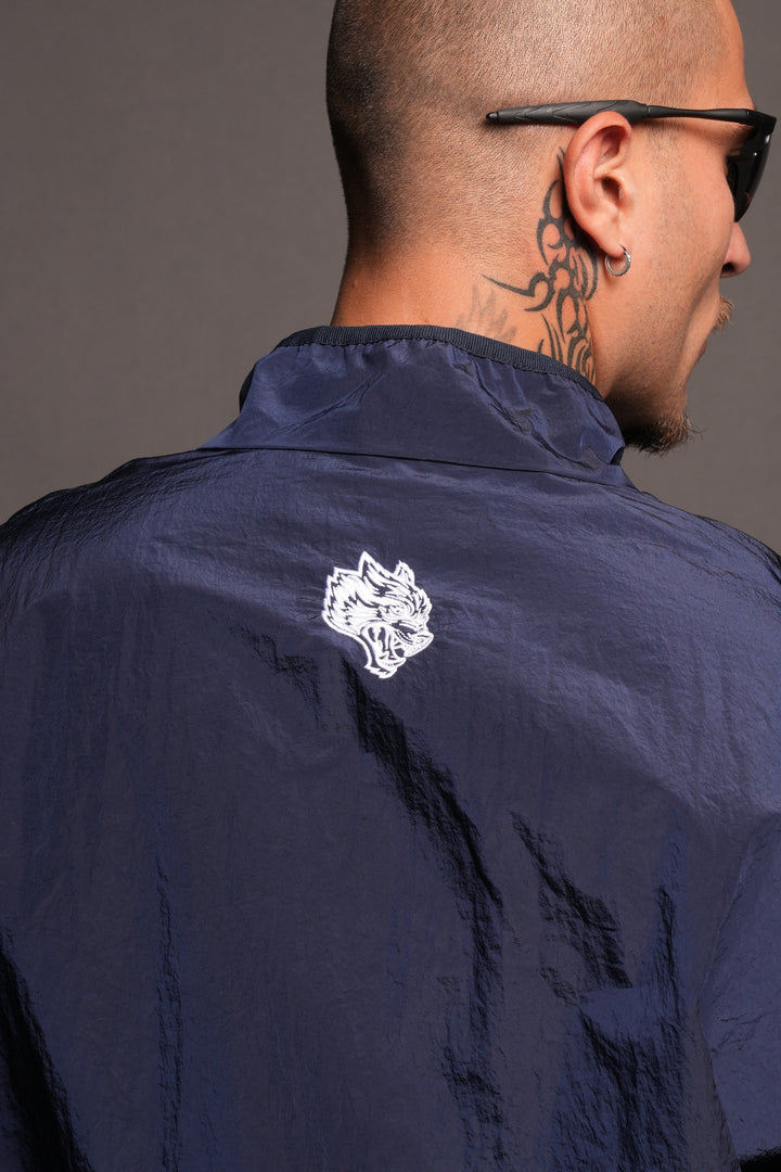 Hesh Forever V2 Mcguire Nylon Pullover In Navy